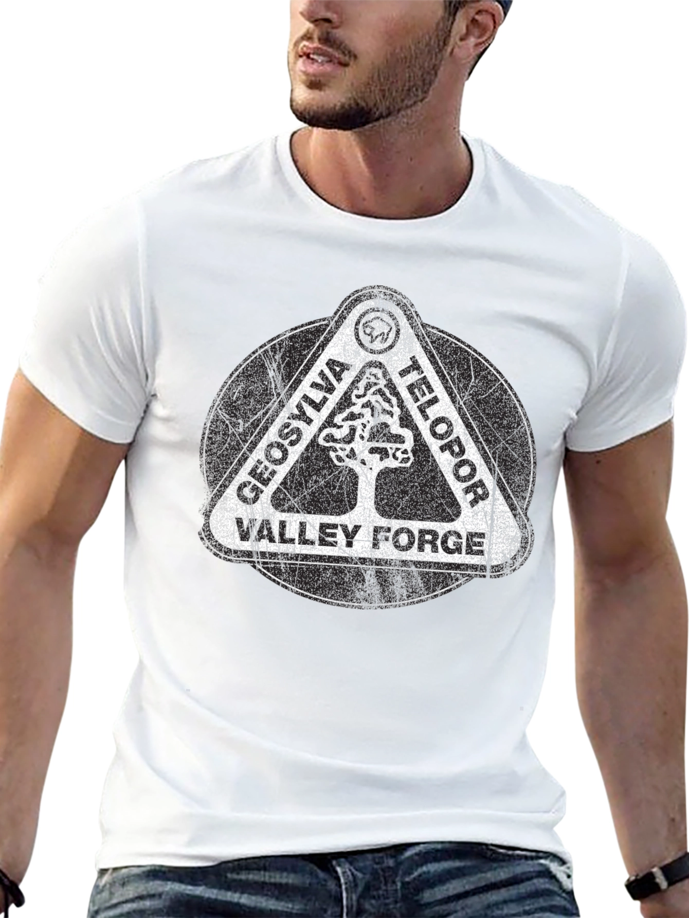 Valley Forge Geosylva Telopor Black T-Shirt