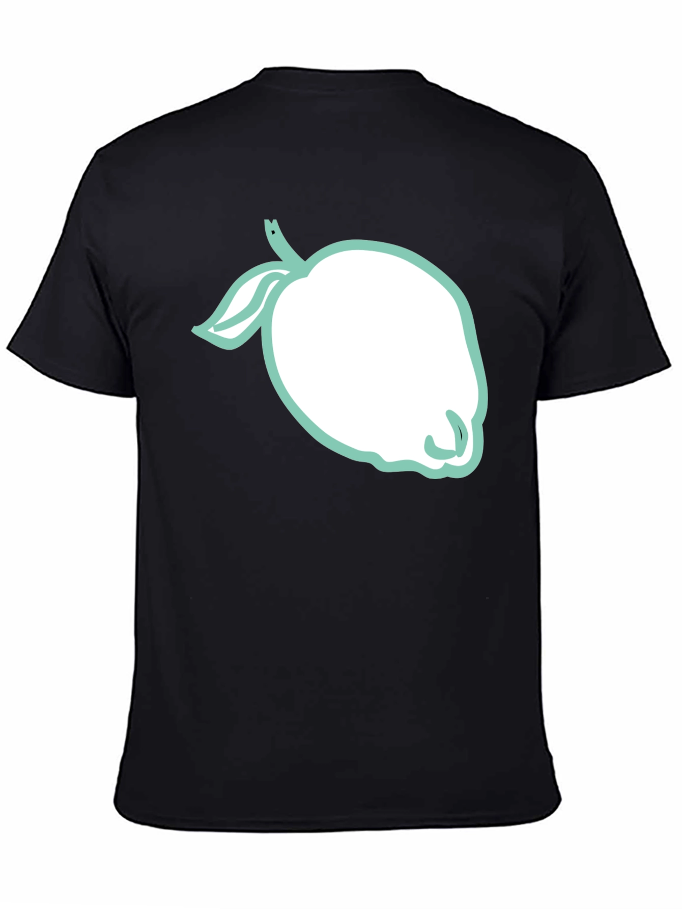 Lemon Graphic Tee - Trendy Black Shirt