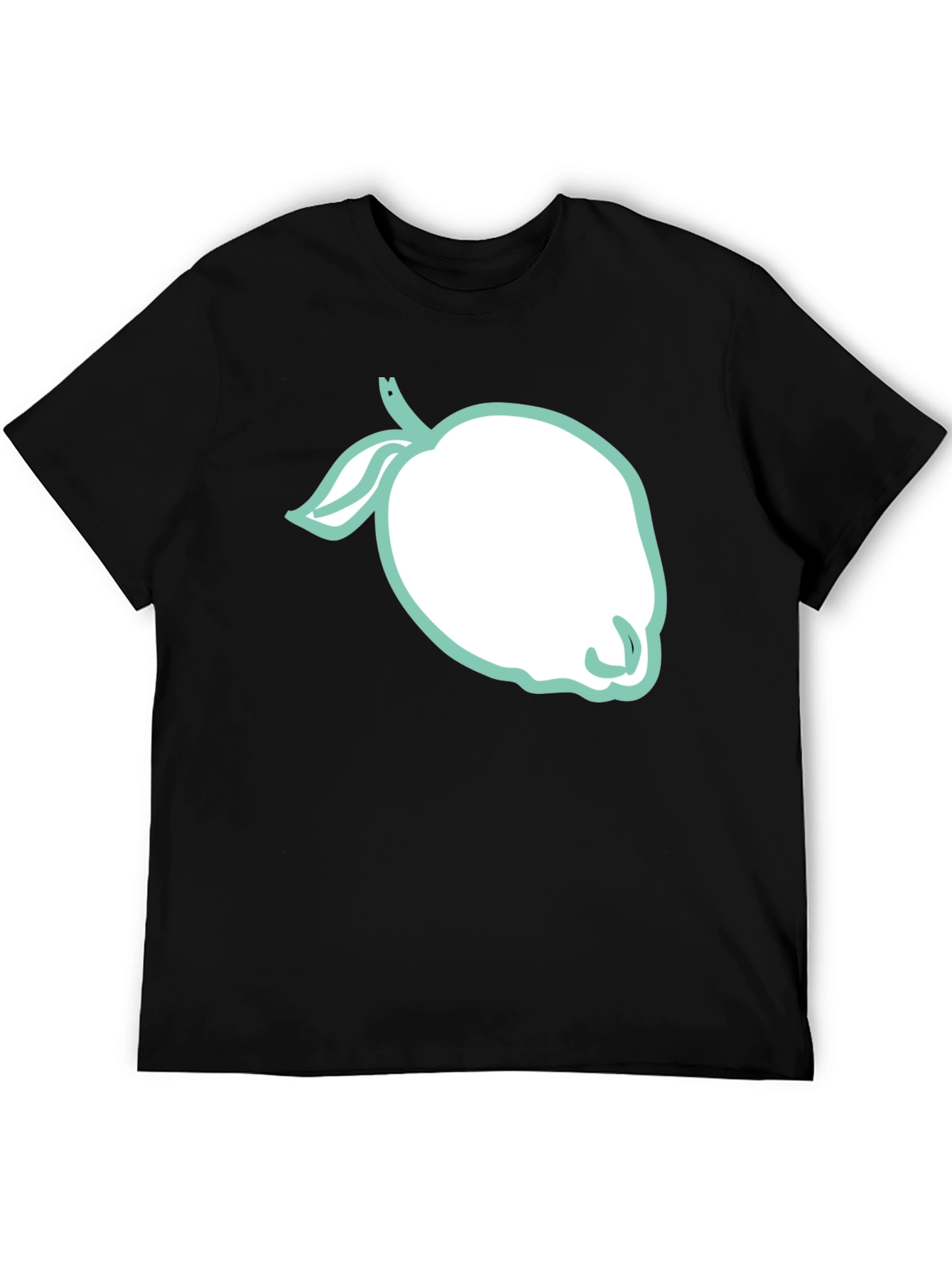 Lemon Graphic Tee - Trendy Black Shirt