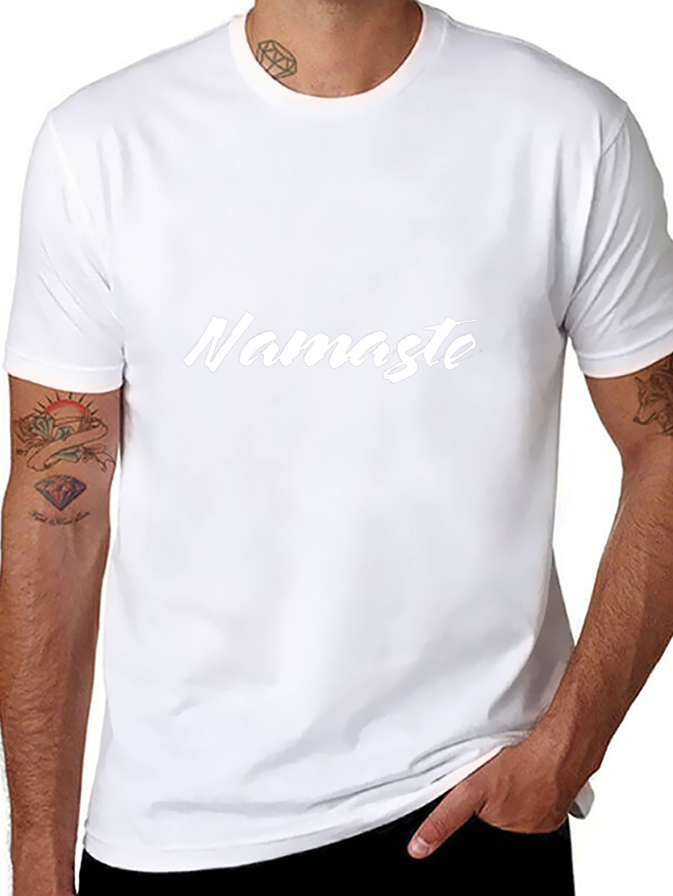 Namaste Graphic Tee - Casual Style Cotton T-Shirt