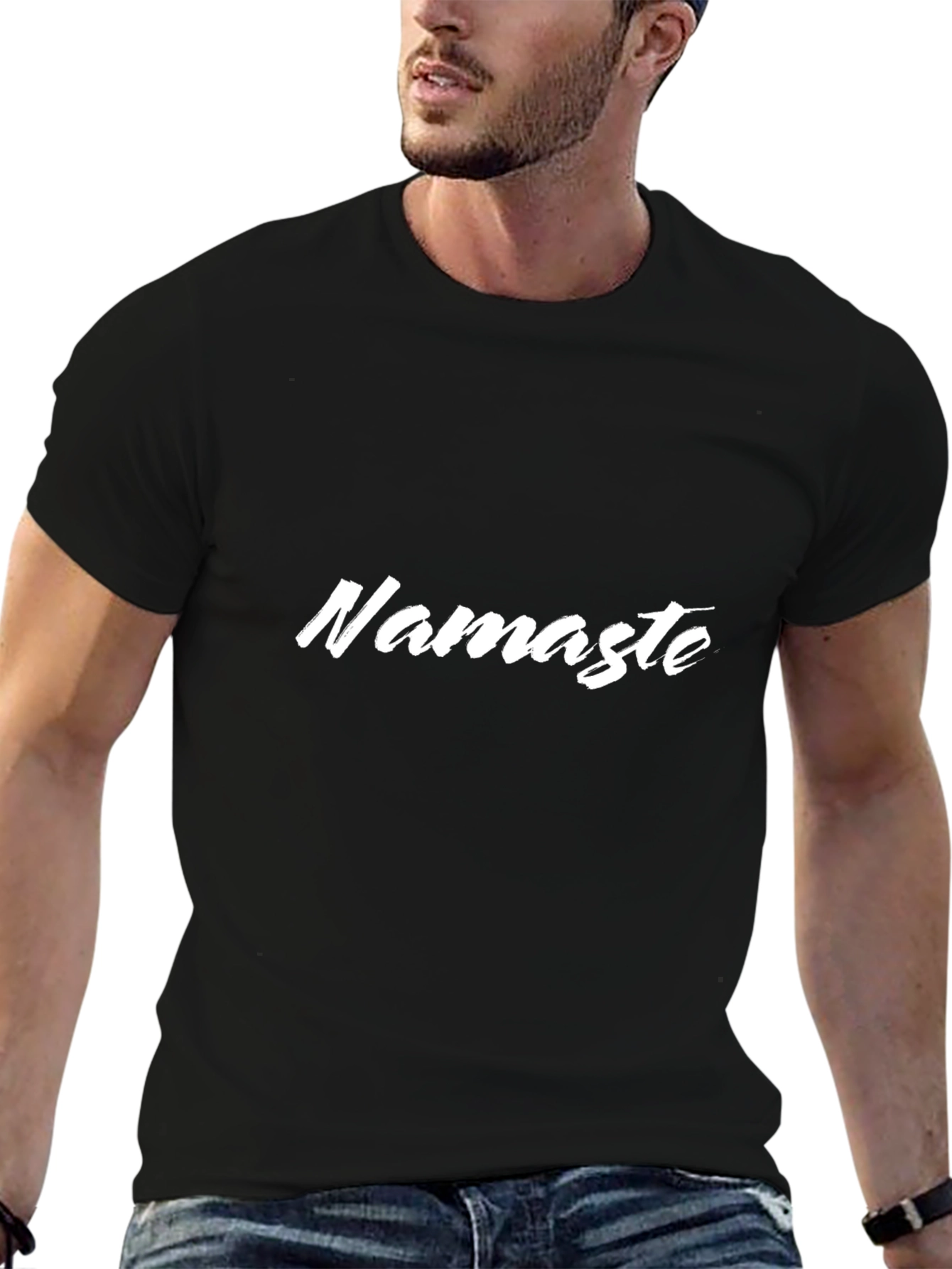 Namaste Graphic Tee - Casual Style Cotton T-Shirt