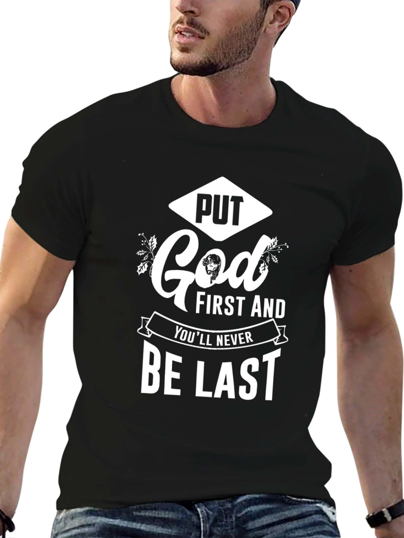 Put God First Graphic T-Shirt - Christian Apparel
