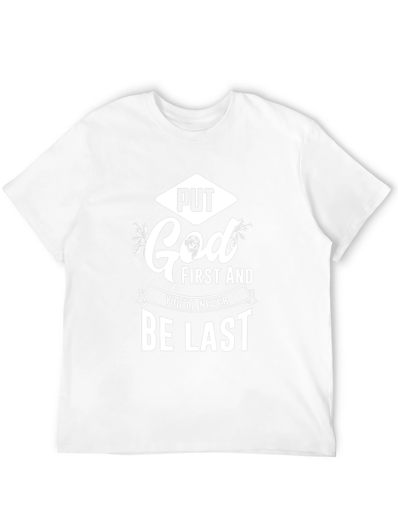 Put God First Graphic T-Shirt - Christian Apparel