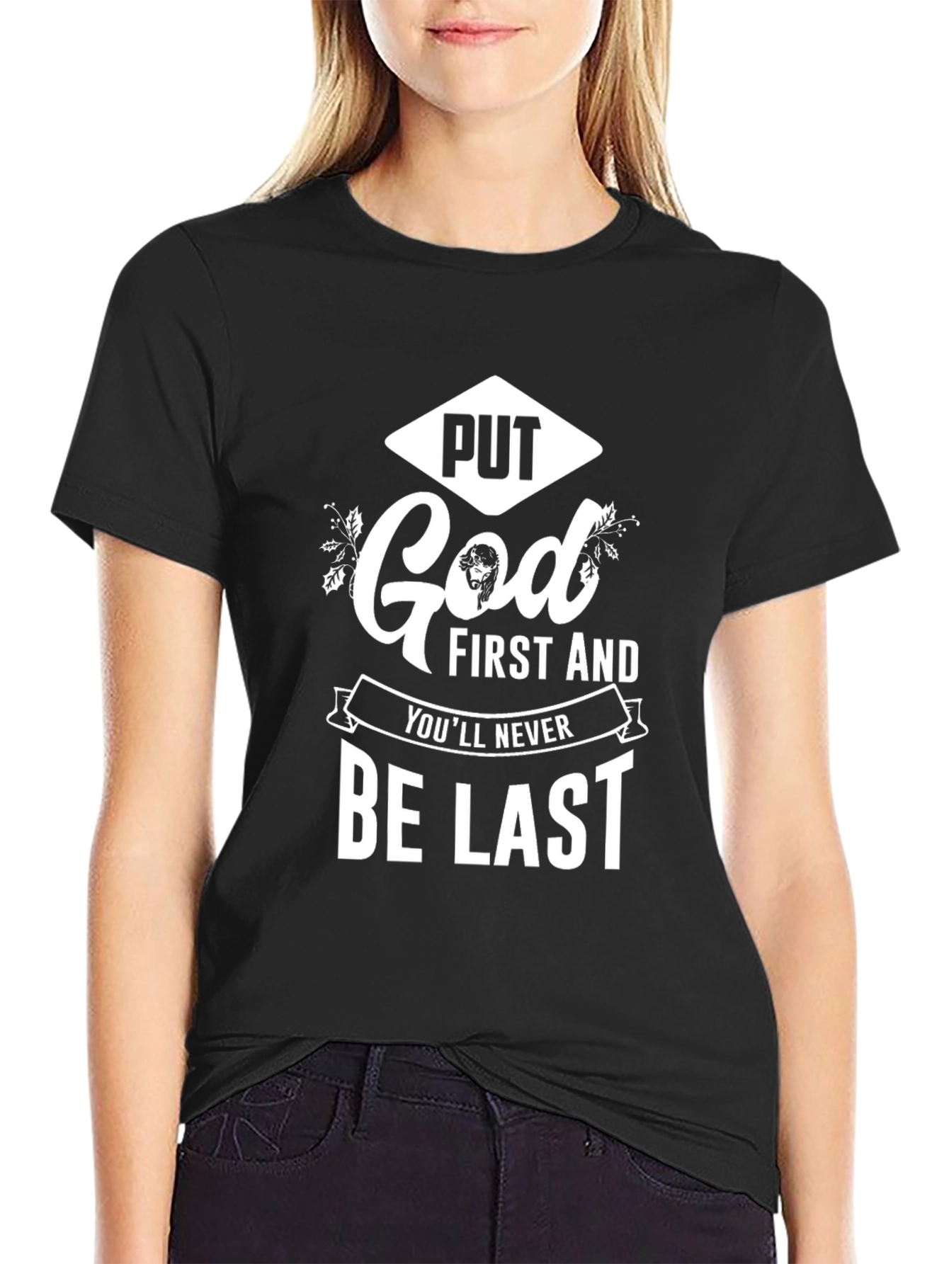 Put God First Graphic T-Shirt - Christian Apparel