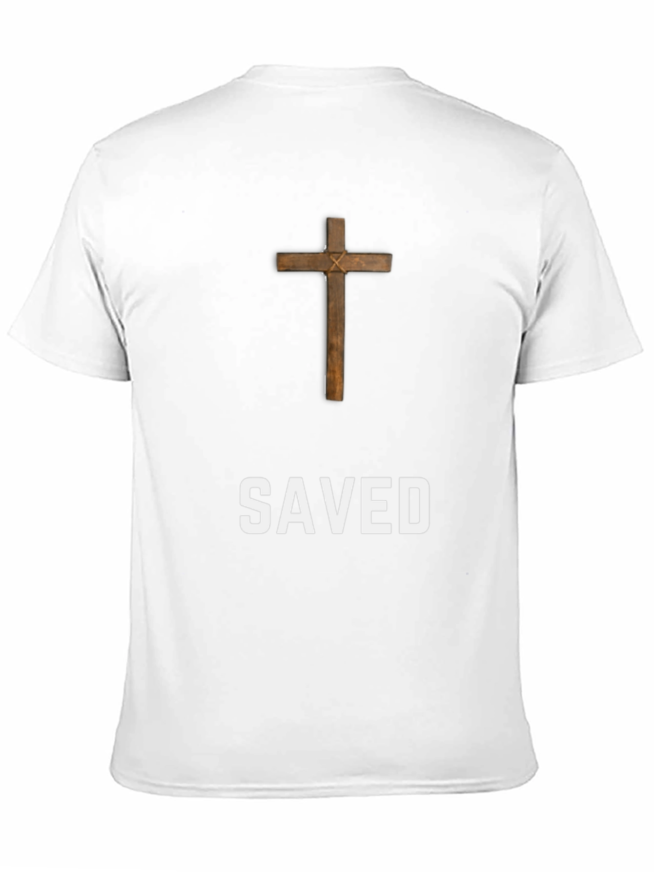Saved Cross Graphic T-Shirt - Mens Black Tee