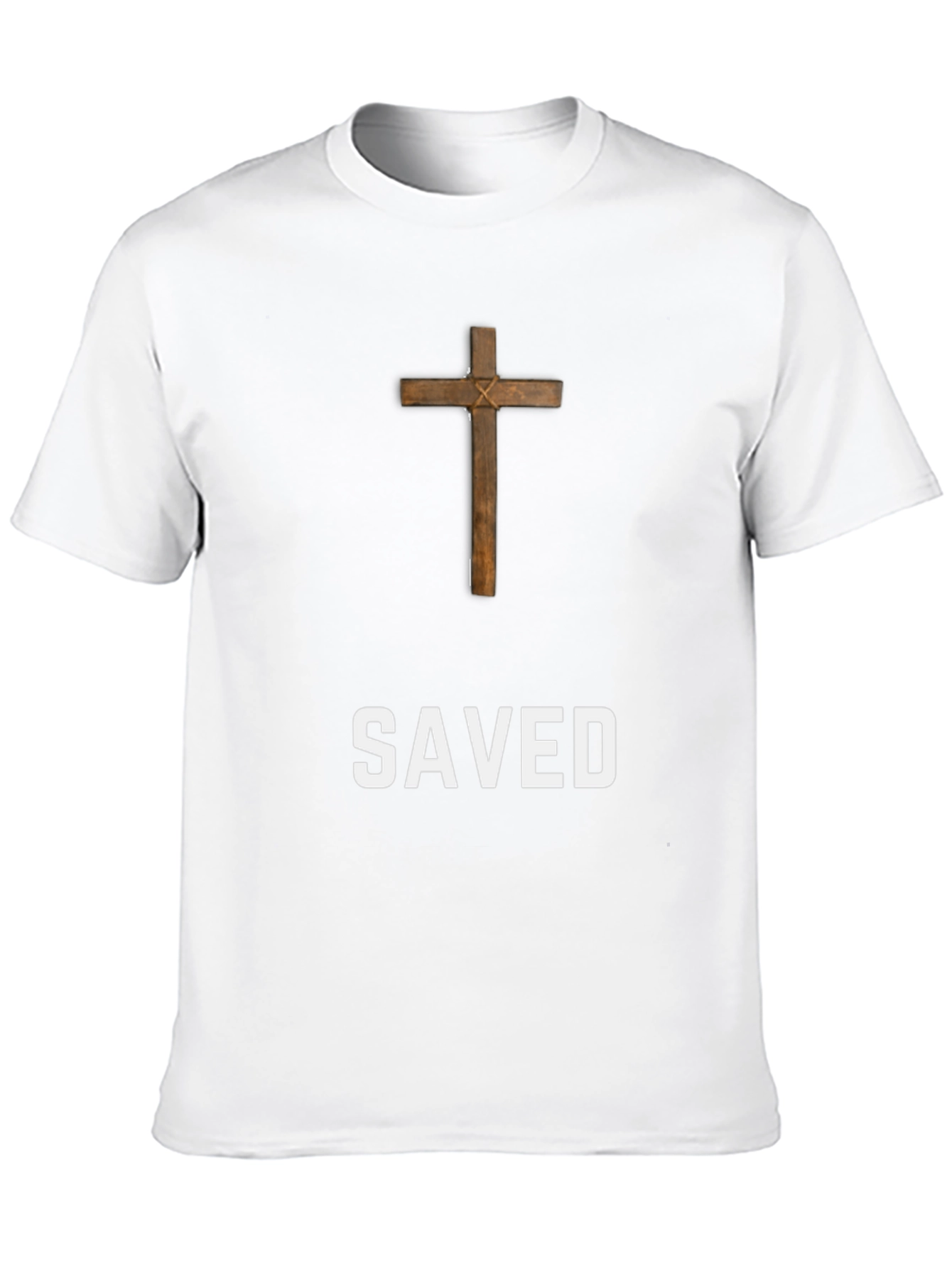 Saved Cross Graphic T-Shirt - Mens Black Tee