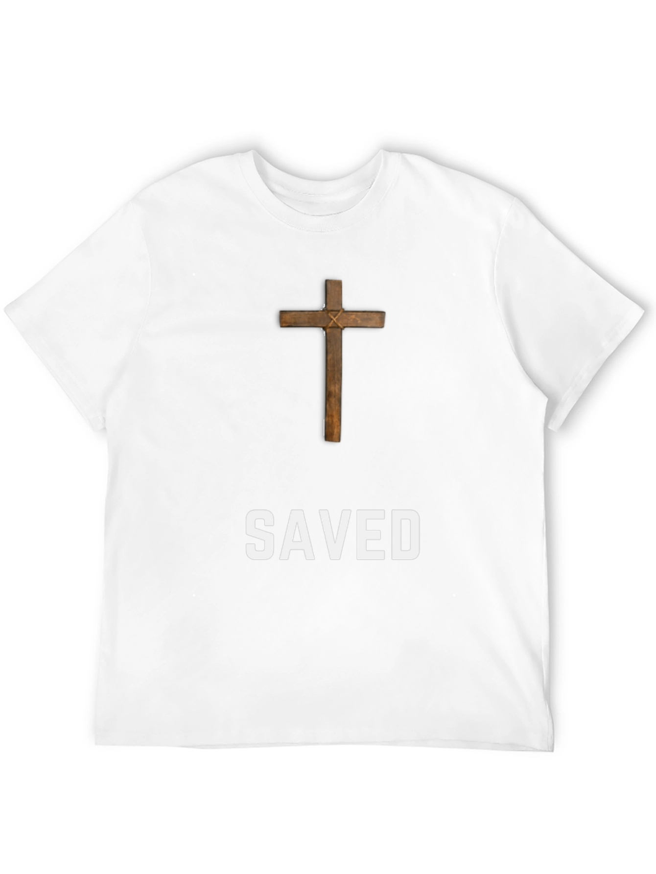 Saved Cross Graphic T-Shirt - Mens Black Tee
