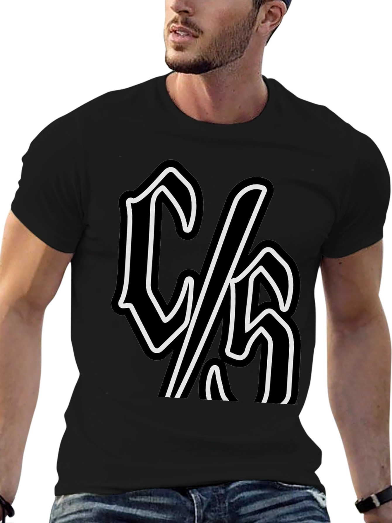 C/S Graphic Tee - Black Cotton T-Shirt