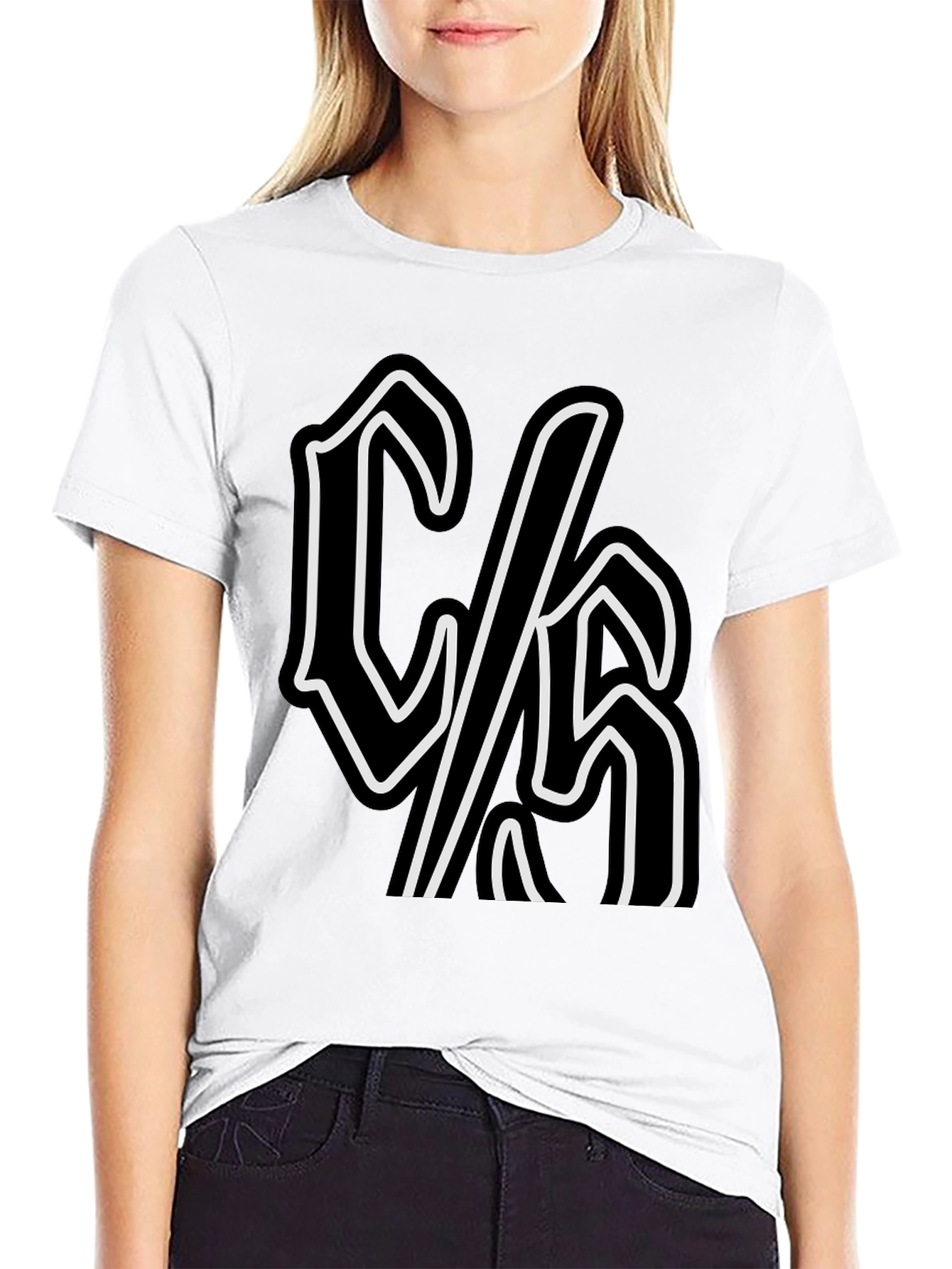 C/S Graphic Tee - Black Cotton T-Shirt