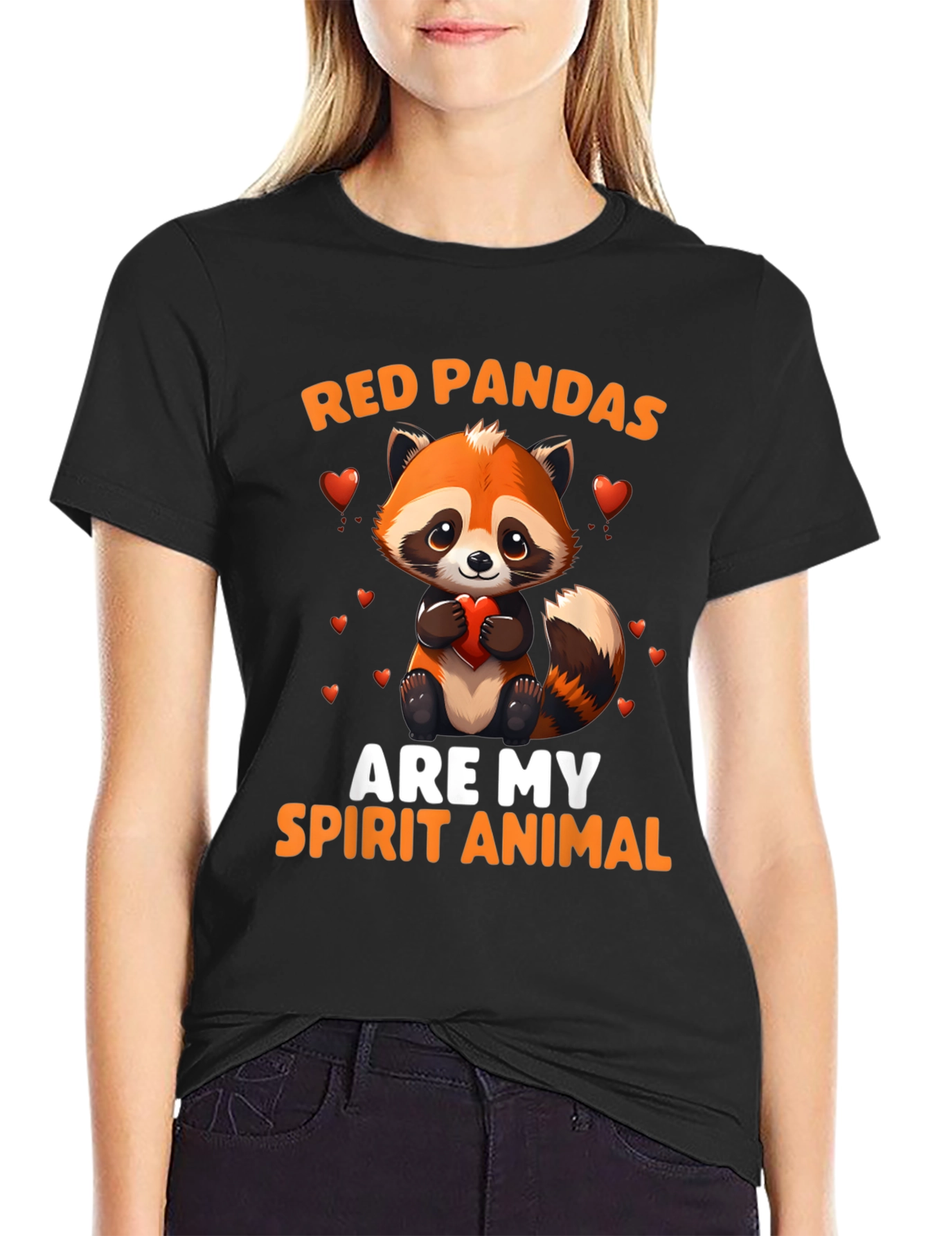 Red Panda Spirit Animal Graphic Tee