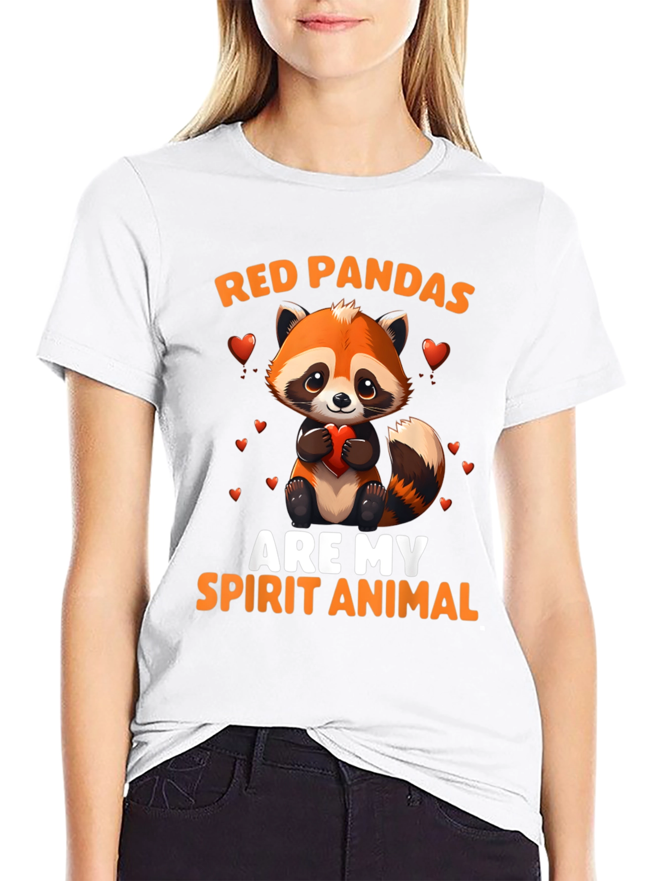 Red Panda Spirit Animal Graphic Tee