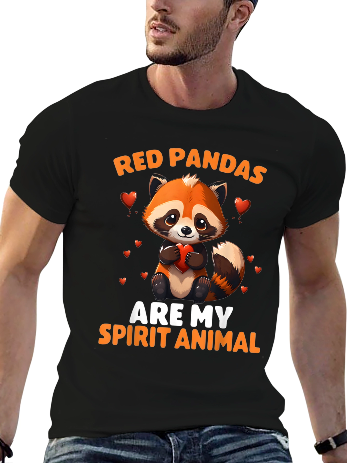 Red Panda Spirit Animal Graphic Tee
