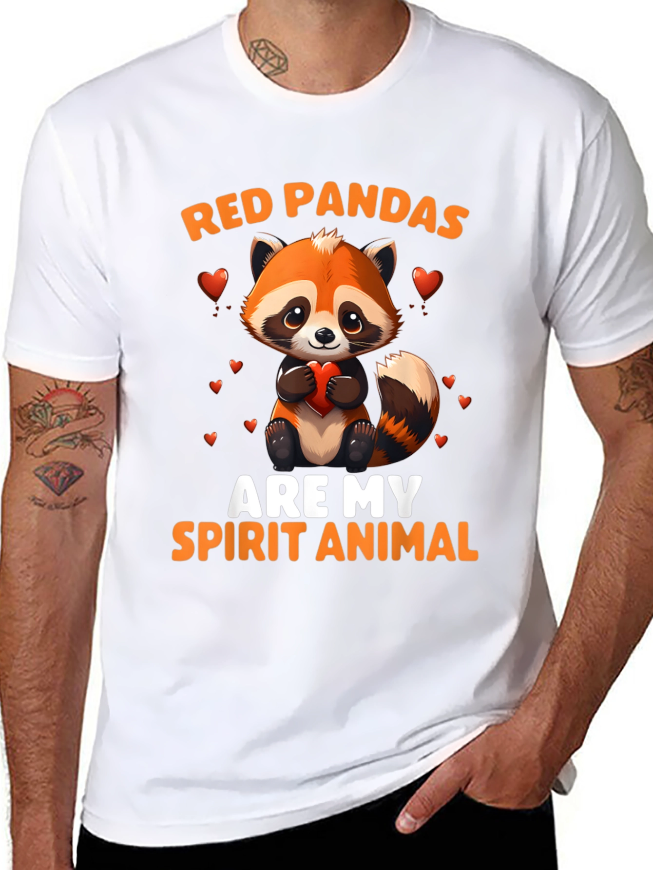 Red Panda Spirit Animal Graphic Tee