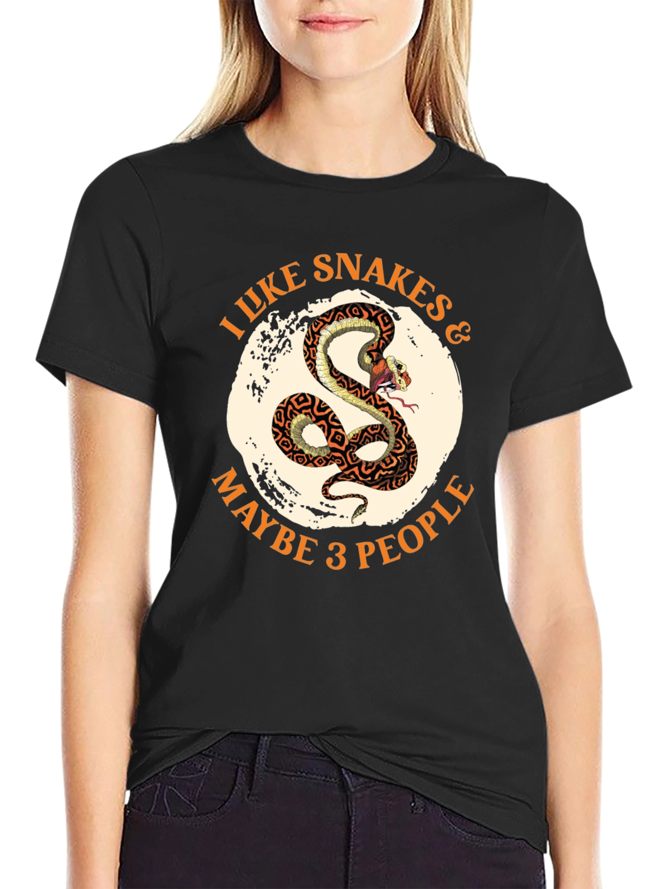 I Like Snakes & Maybe 3 People T-Shirt