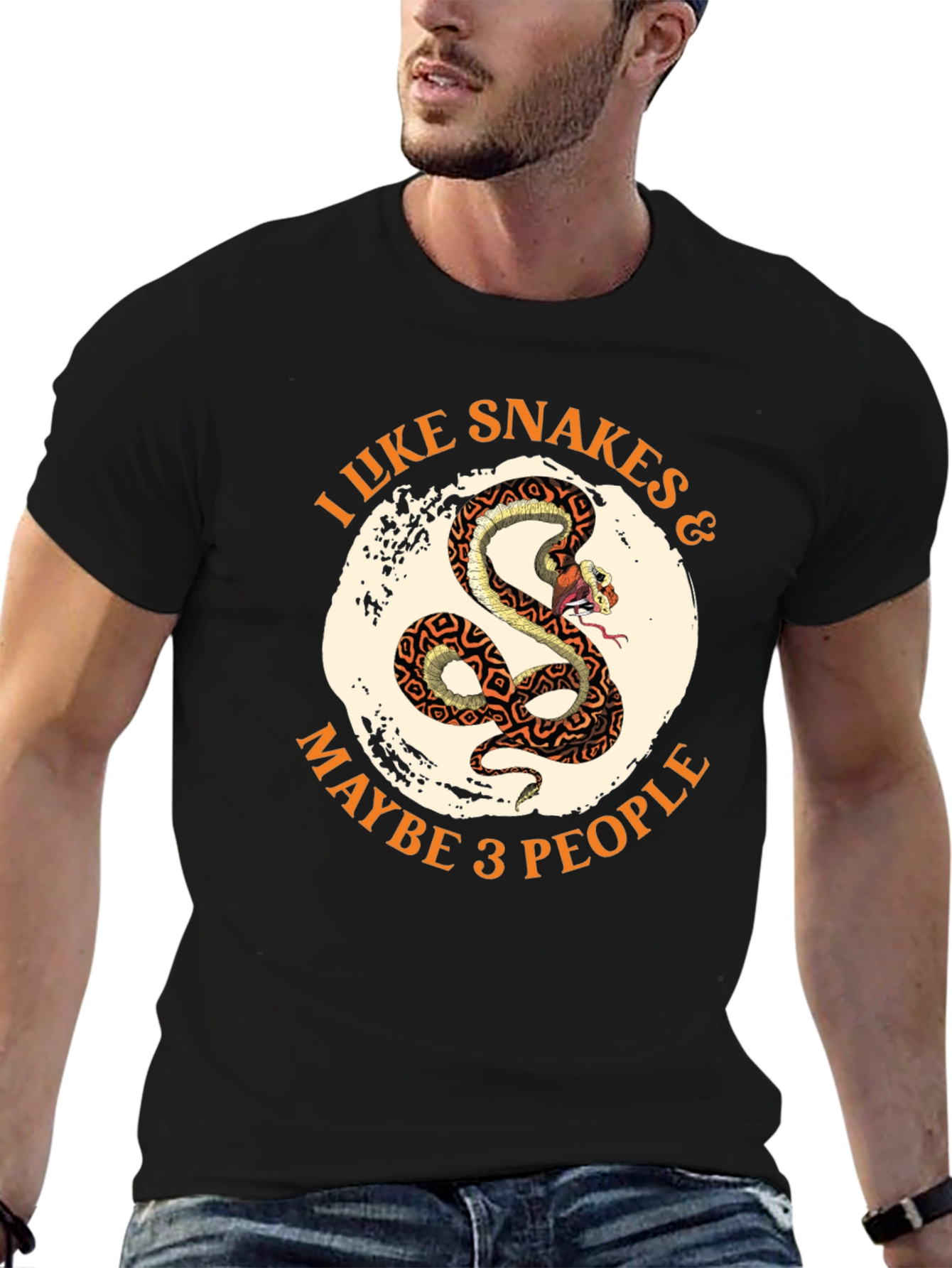 I Like Snakes & Maybe 3 People T-Shirt