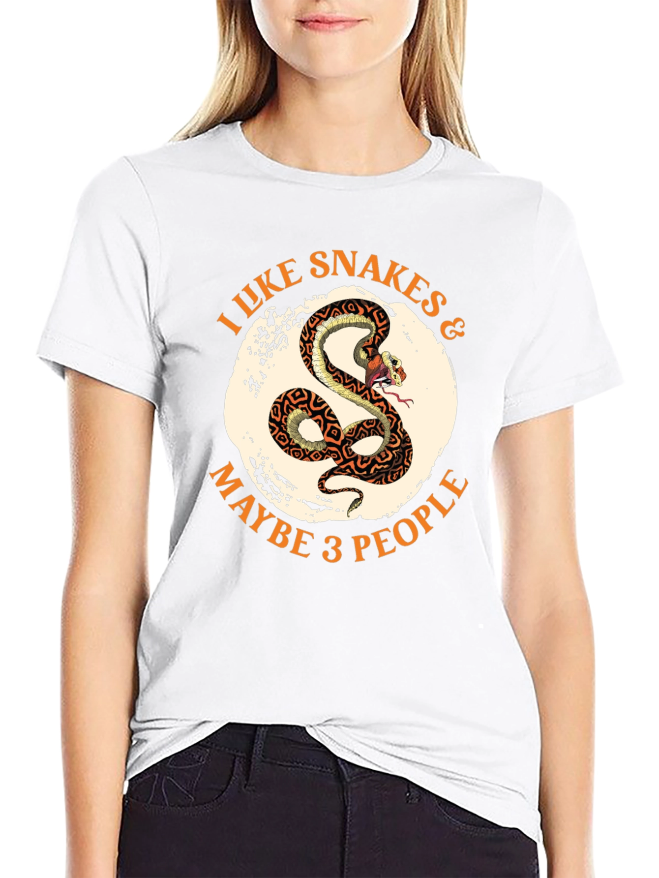 I Like Snakes & Maybe 3 People T-Shirt