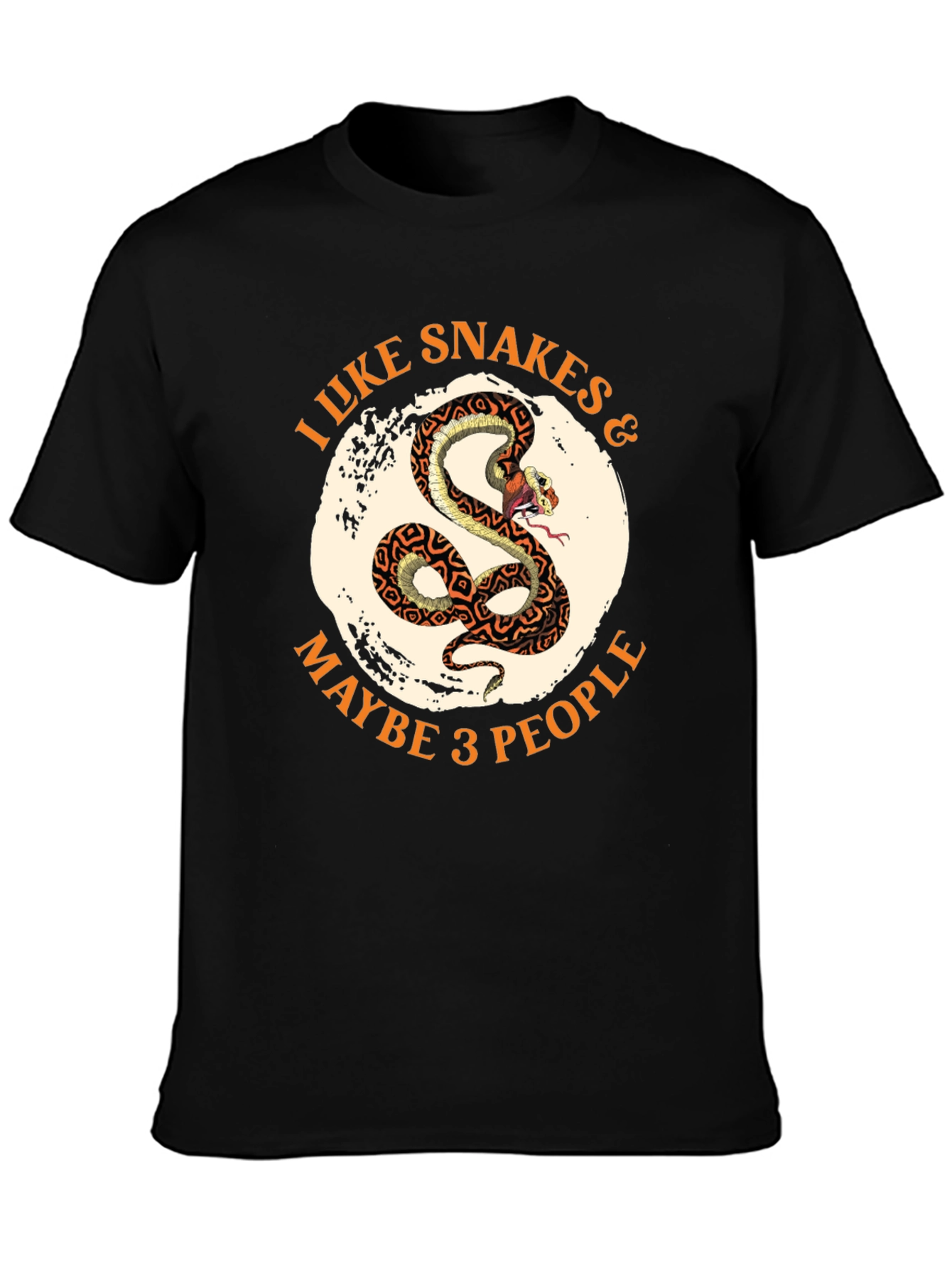 I Like Snakes & Maybe 3 People T-Shirt