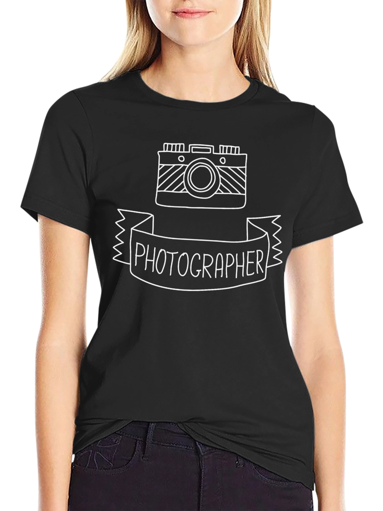 Photographer Graphic T-Shirt - Cool Camera Design