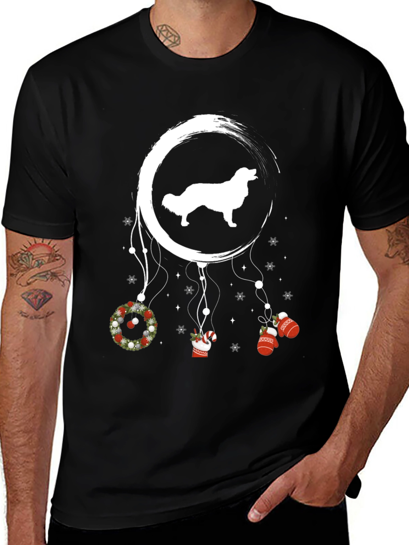 Holiday Dog Dreamcatcher T-Shirt