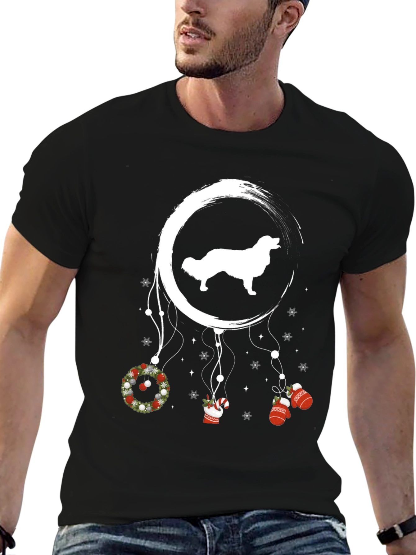 Holiday Dog Dreamcatcher T-Shirt