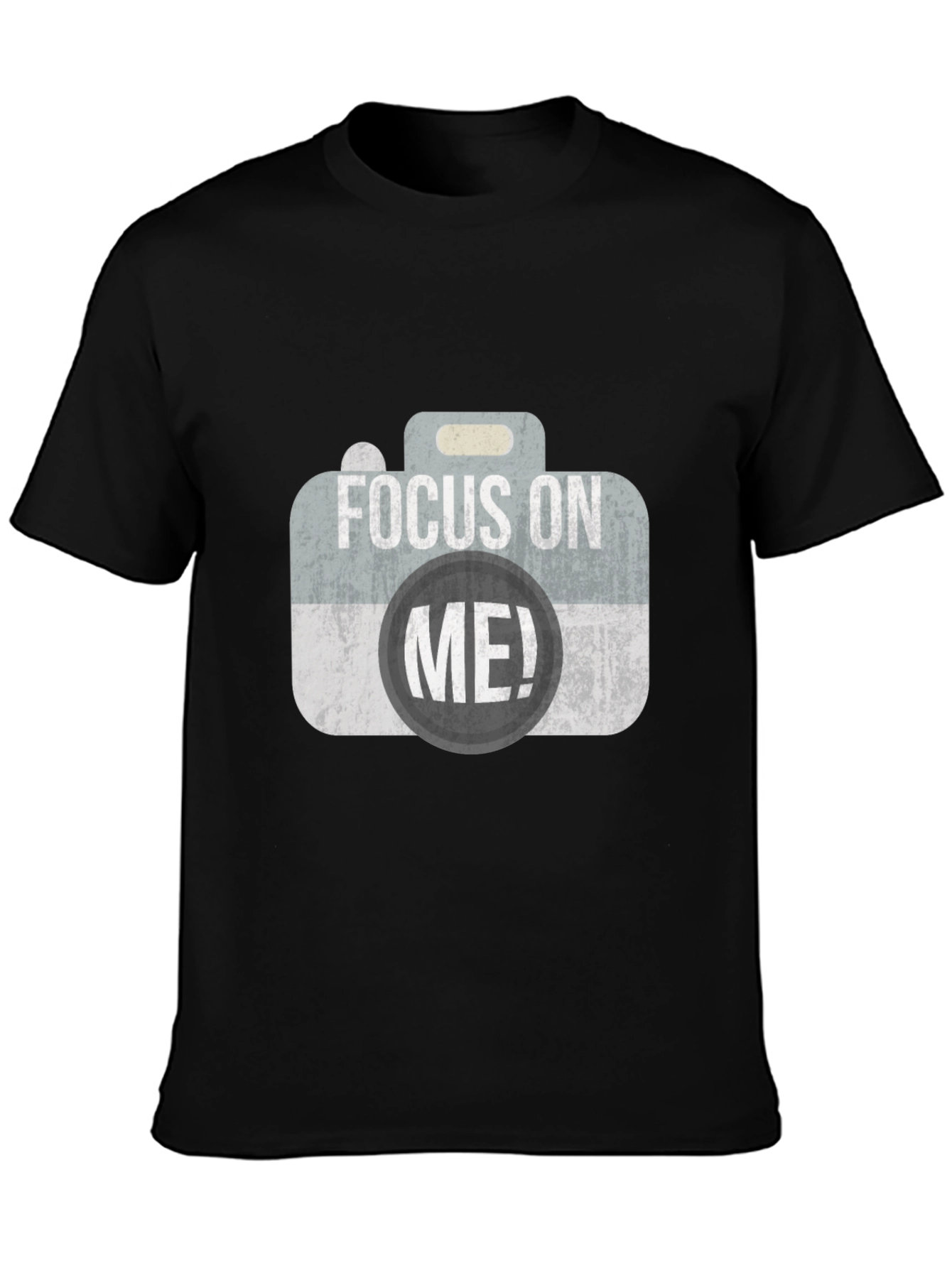 Focus On Me! Graphic T-Shirt - Black