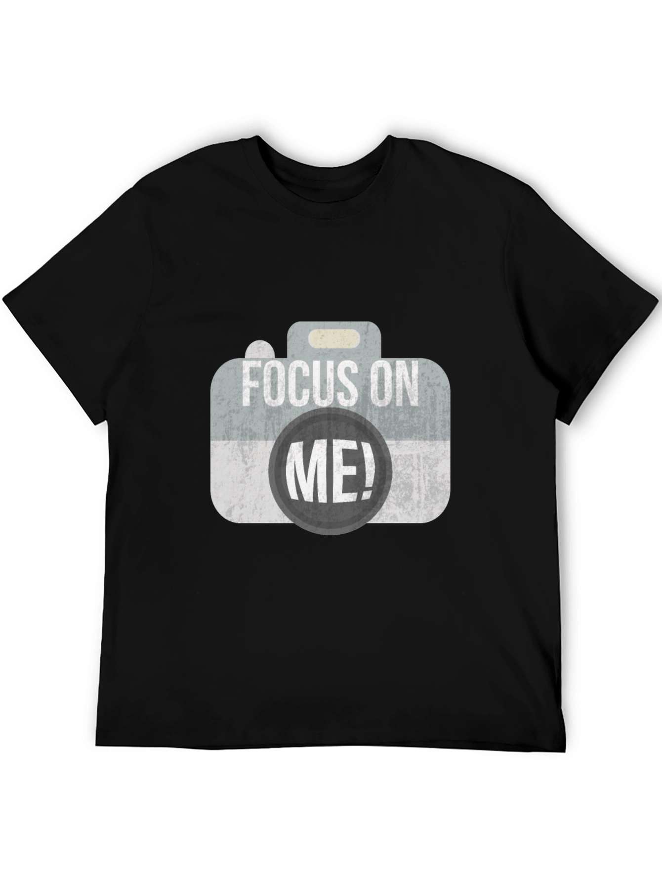 Focus On Me! Graphic T-Shirt - Black