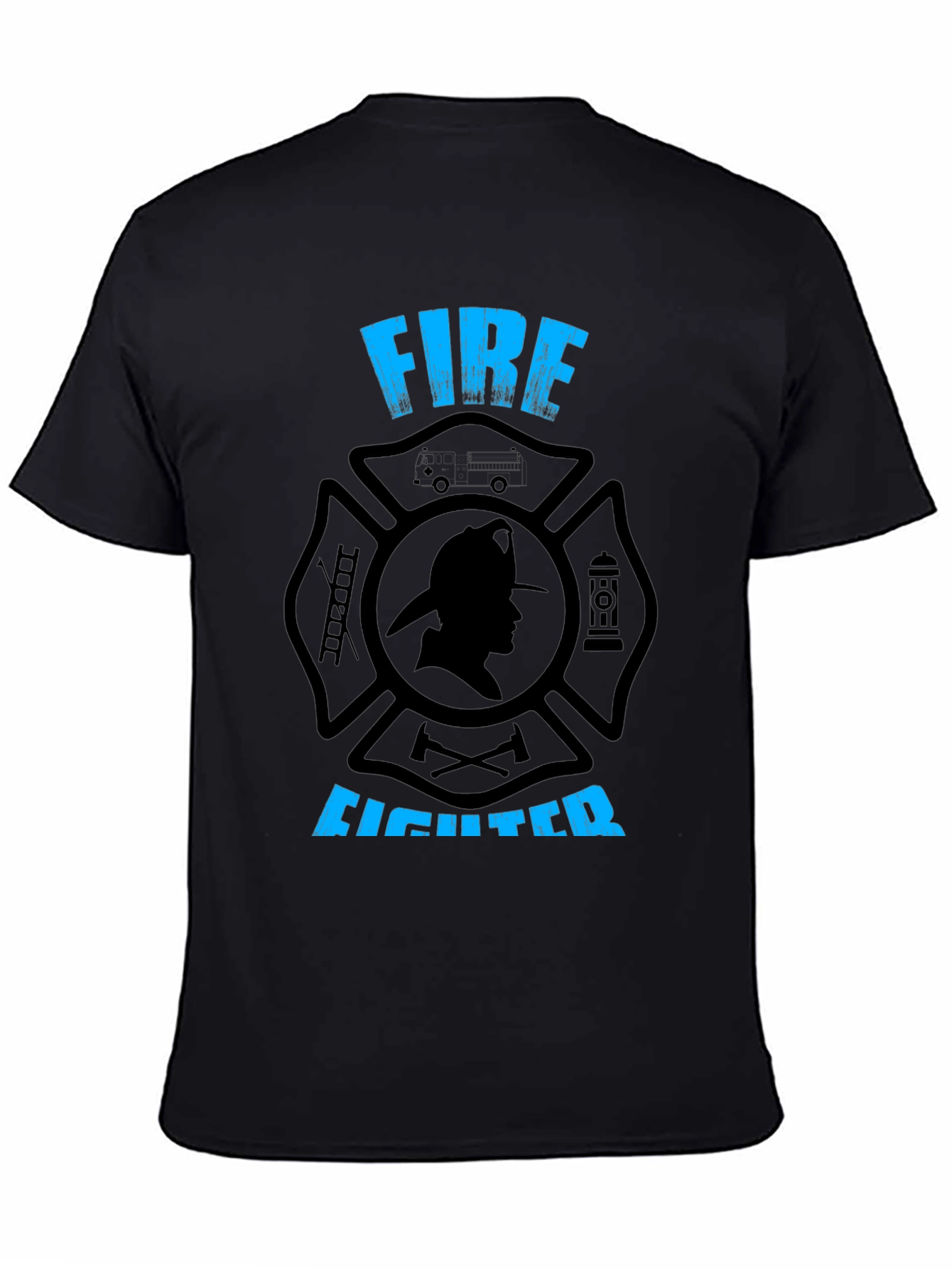 Firefighter T-Shirt - Maltase Cross Graphic Tee