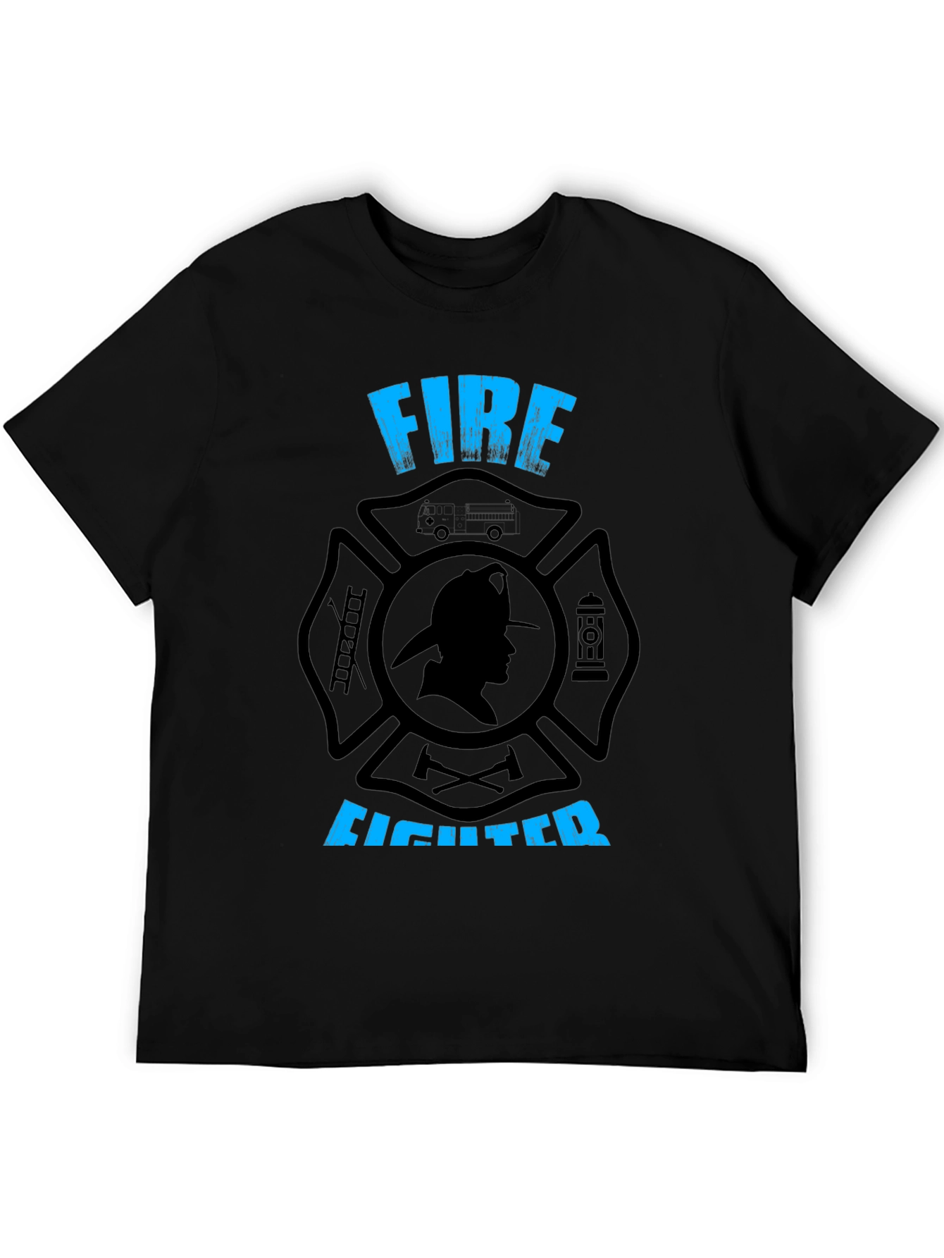 Firefighter T-Shirt - Maltase Cross Graphic Tee
