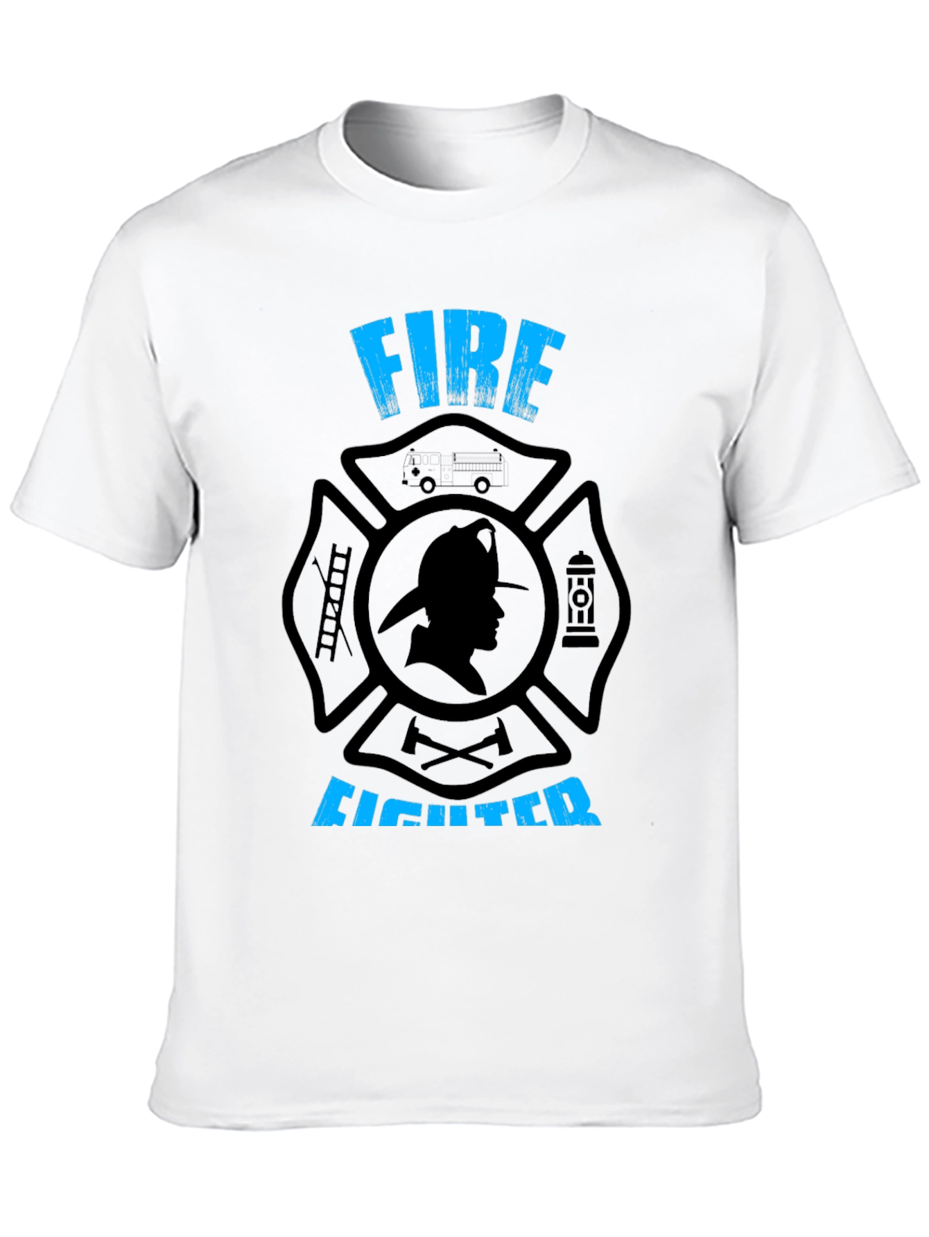 Firefighter T-Shirt - Maltase Cross Graphic Tee