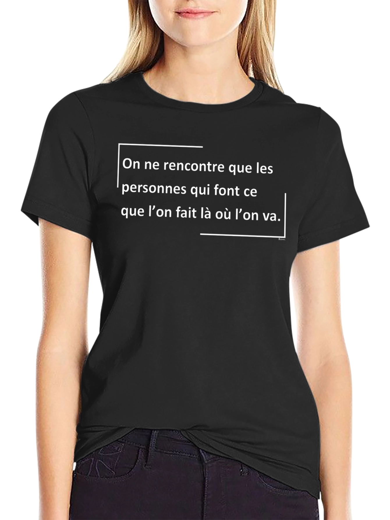 Philosophical French Quote T-Shirt - Unique Design