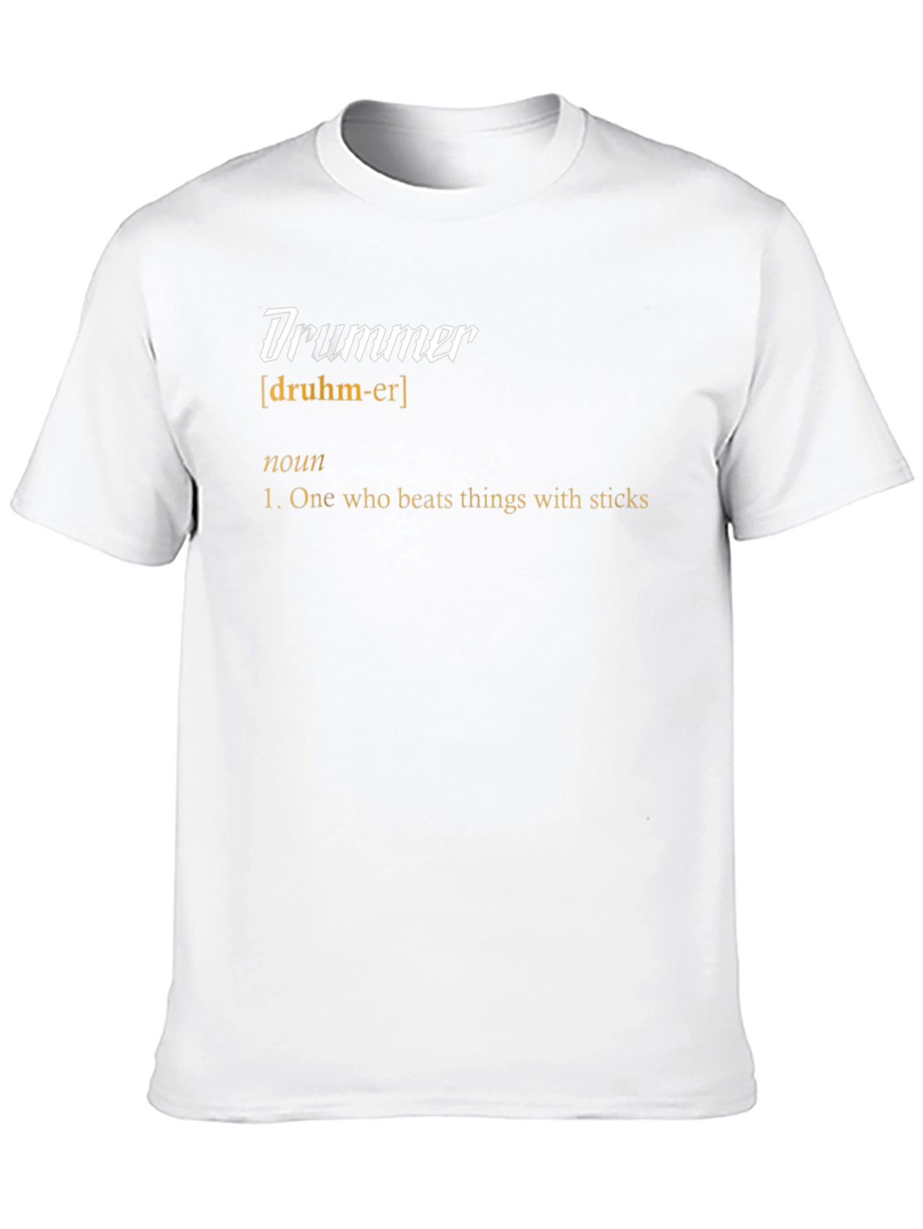 Drummer Definition Black T-Shirt