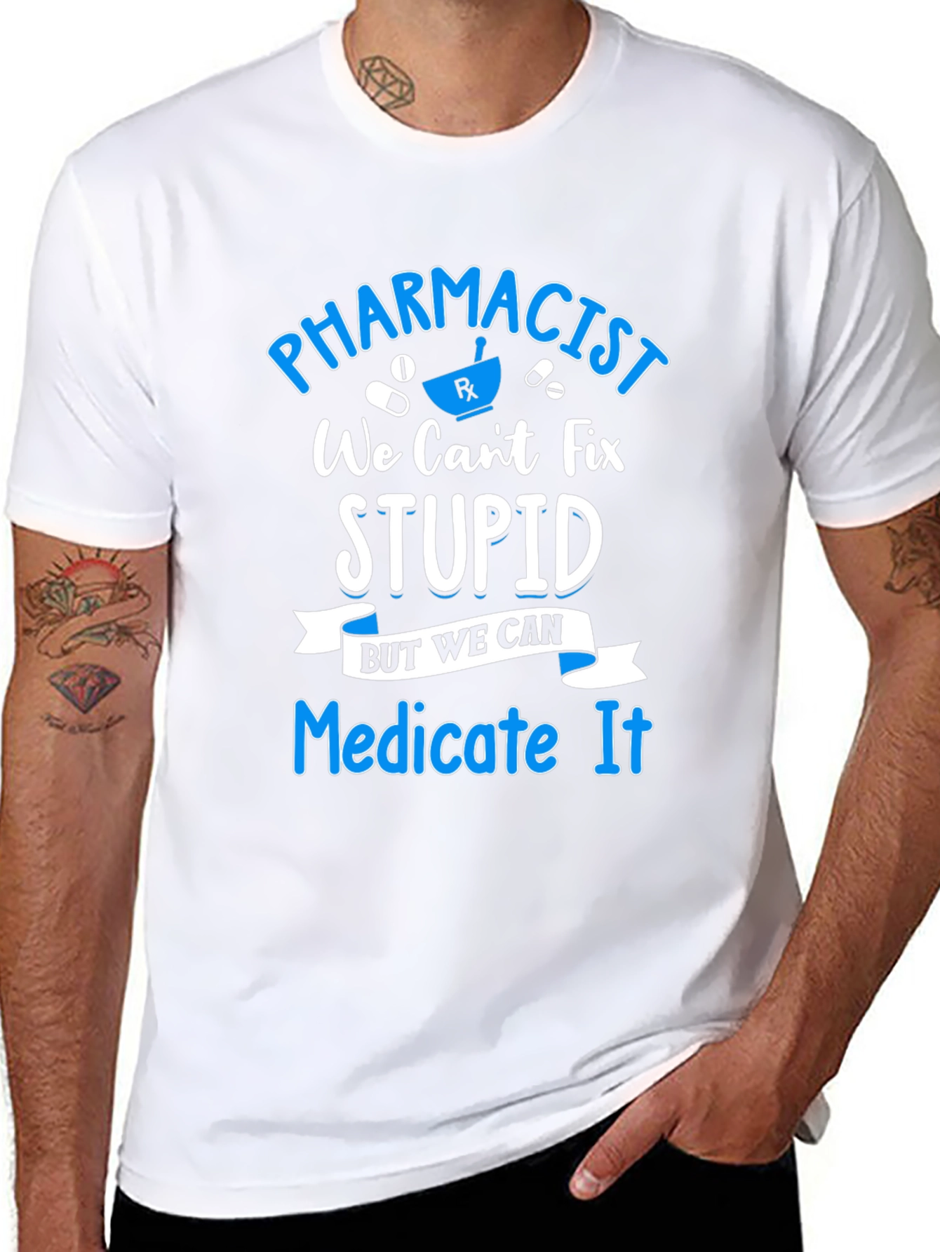 Pharmacist Medicate It T-Shirt Funny Pharmacy Tee