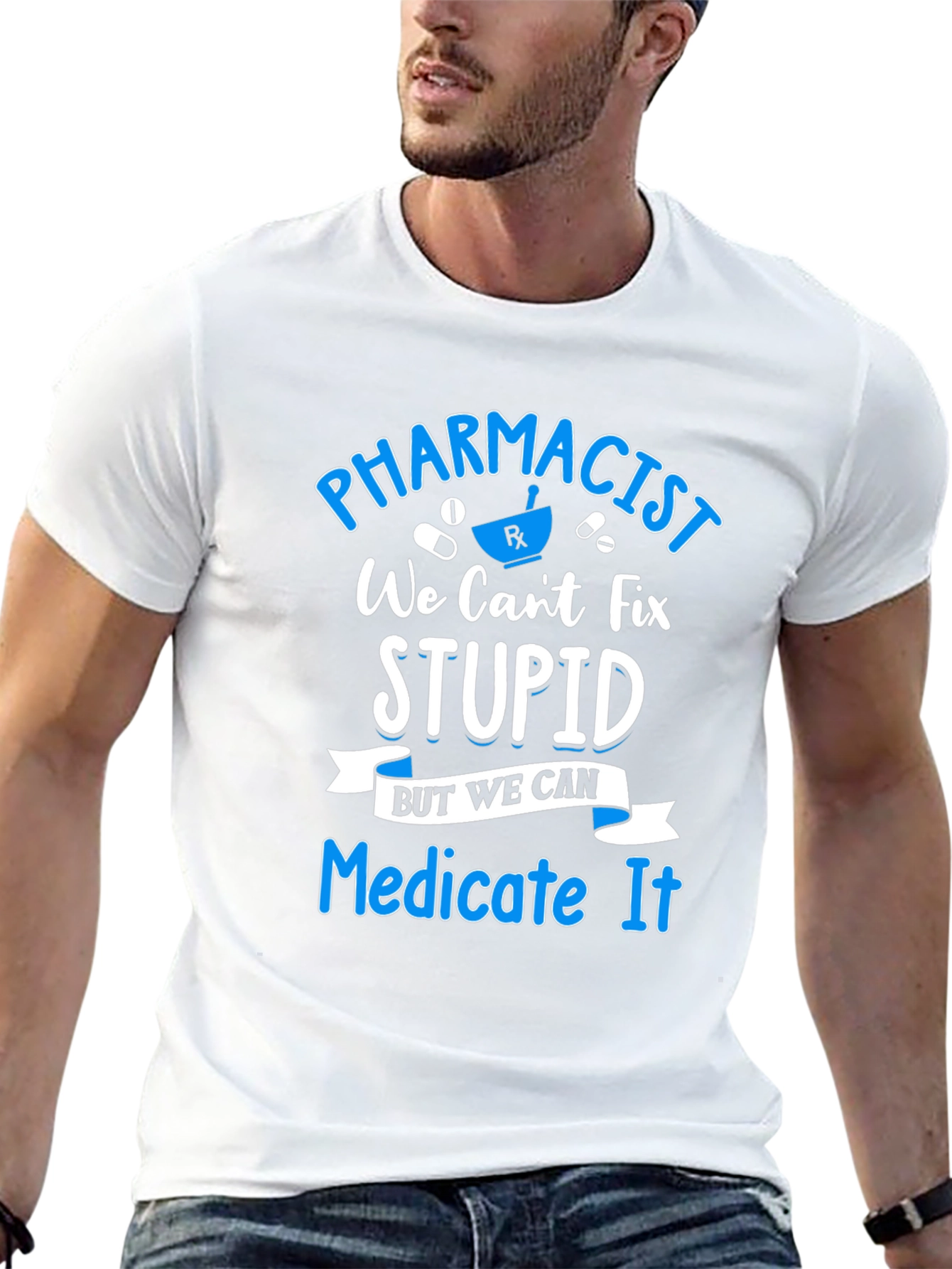 Pharmacist Medicate It T-Shirt Funny Pharmacy Tee