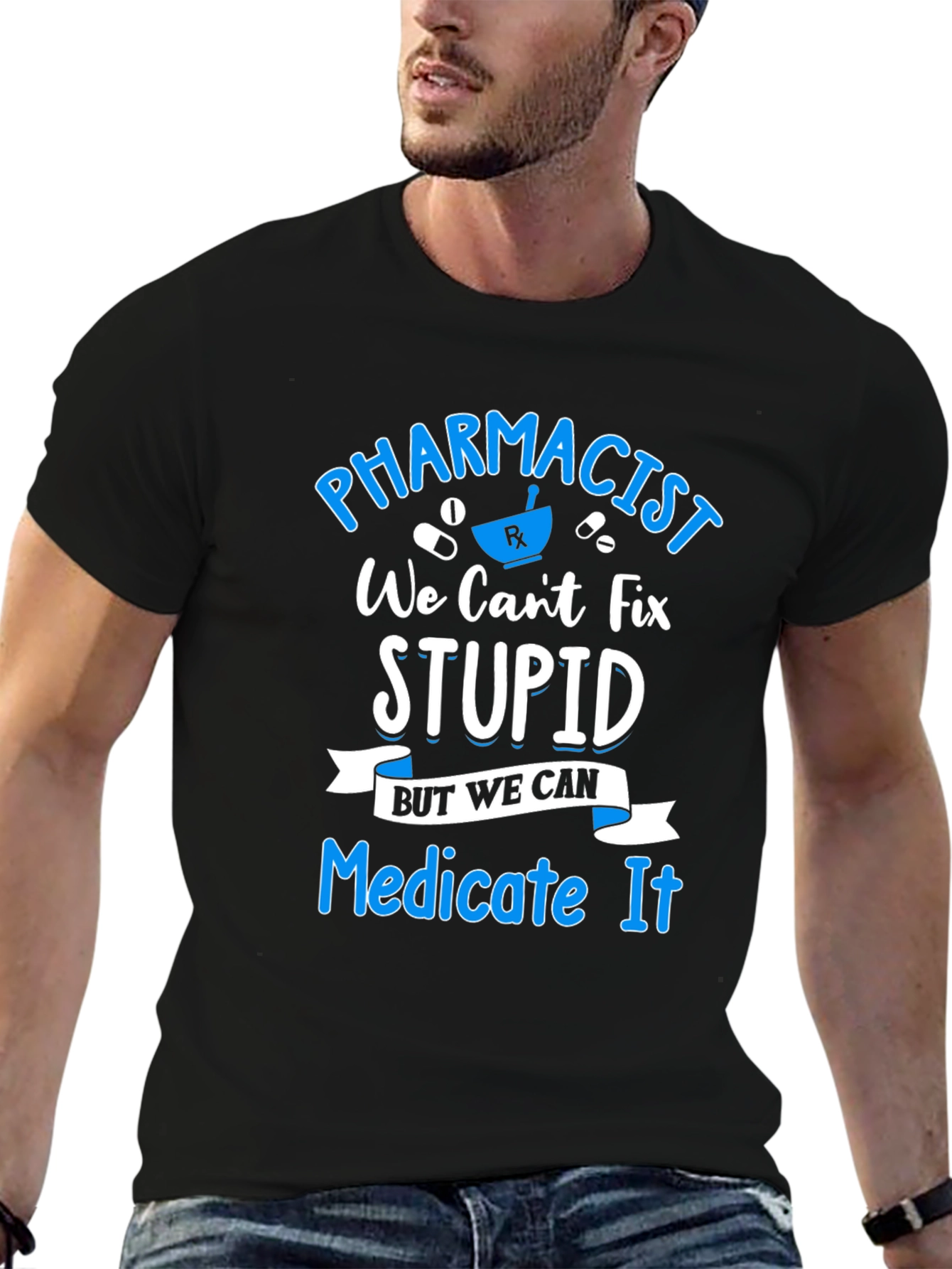 Pharmacist Medicate It T-Shirt Funny Pharmacy Tee