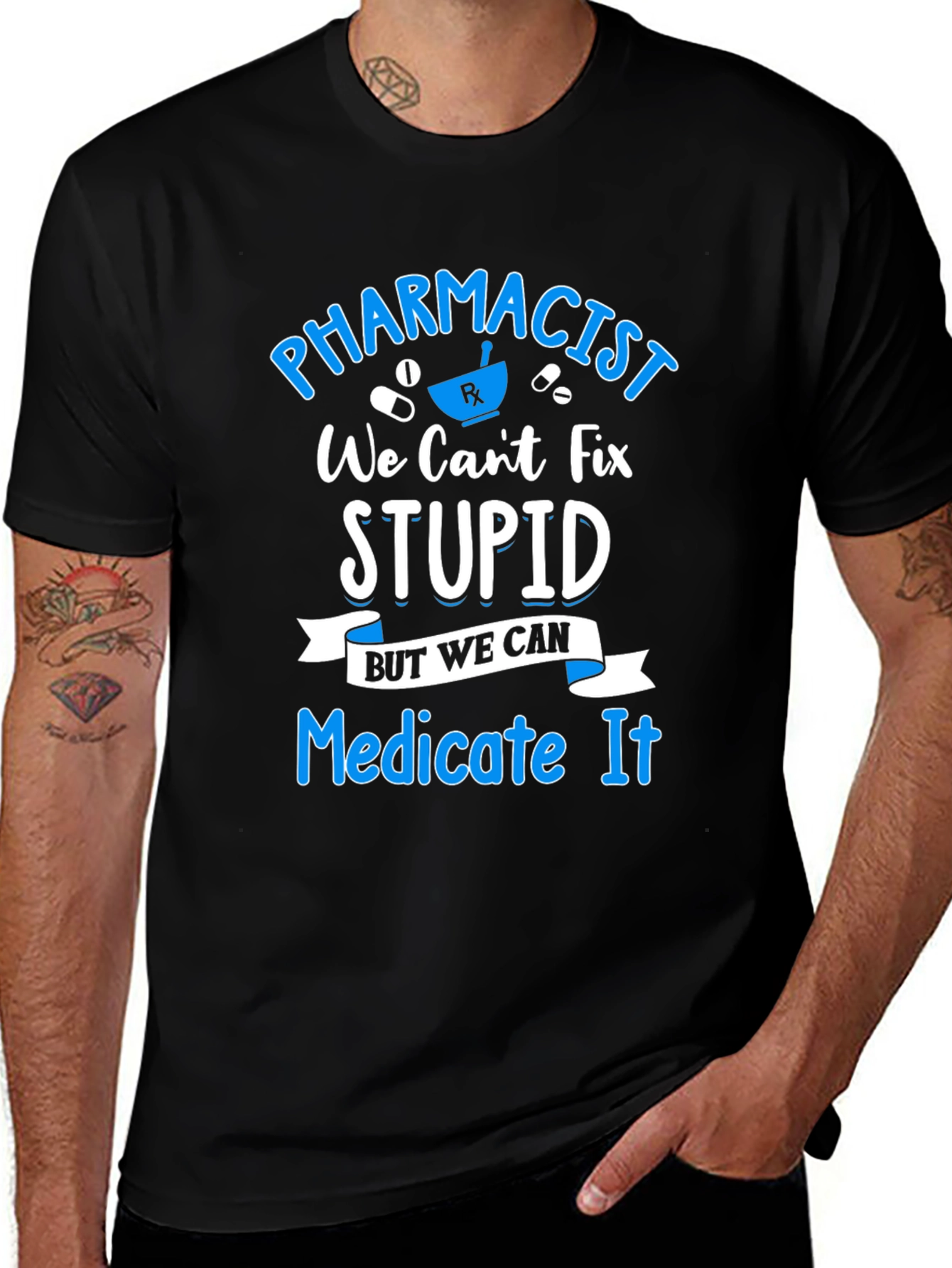 Pharmacist Medicate It T-Shirt Funny Pharmacy Tee