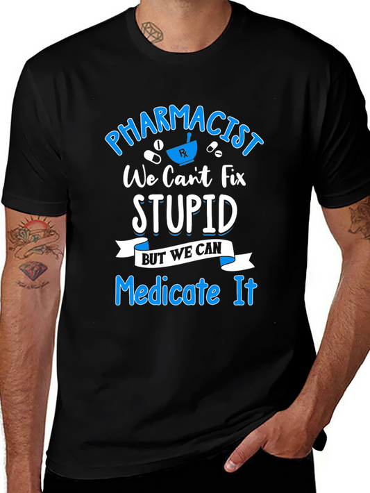 Pharmacist Medicate It T-Shirt Funny Pharmacy Tee