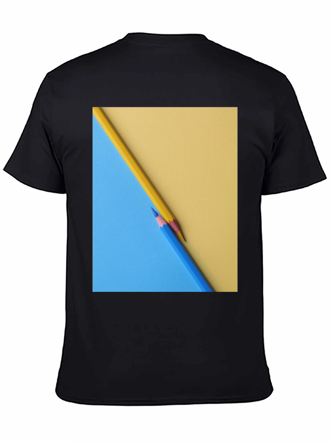 Pencil Art Graphic Tee - Modern Design