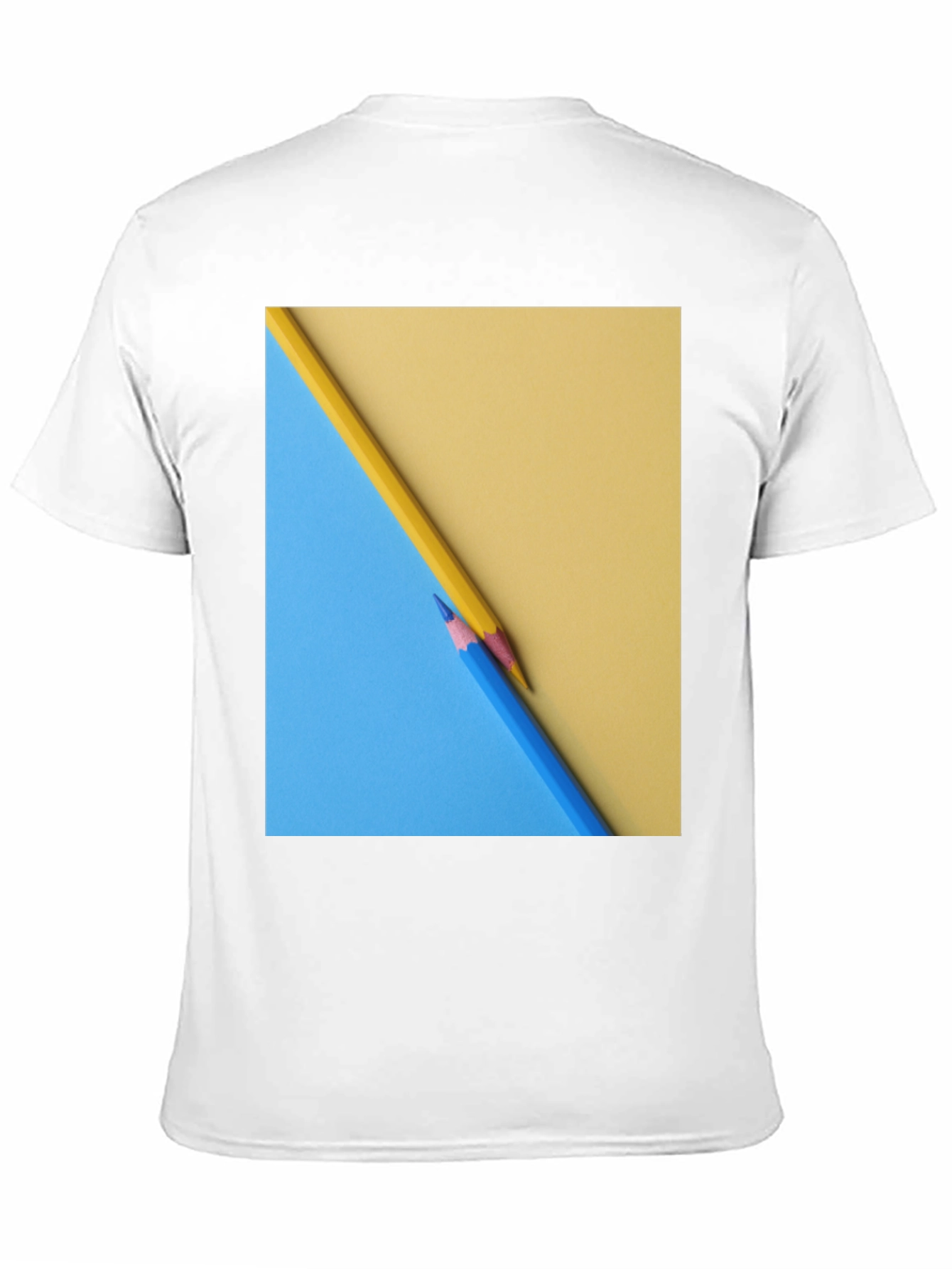 Pencil Art Graphic Tee - Modern Design