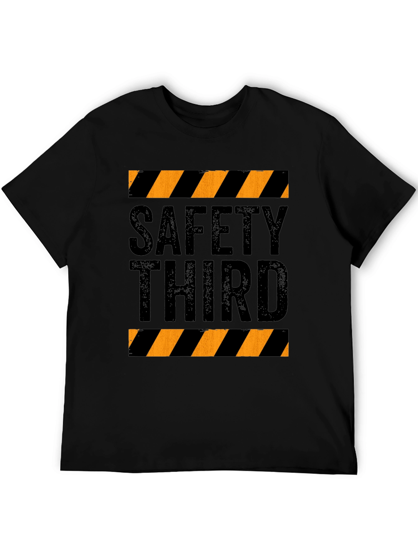 Safety Third Graphic Tee - Humorous Construction T-Shirt