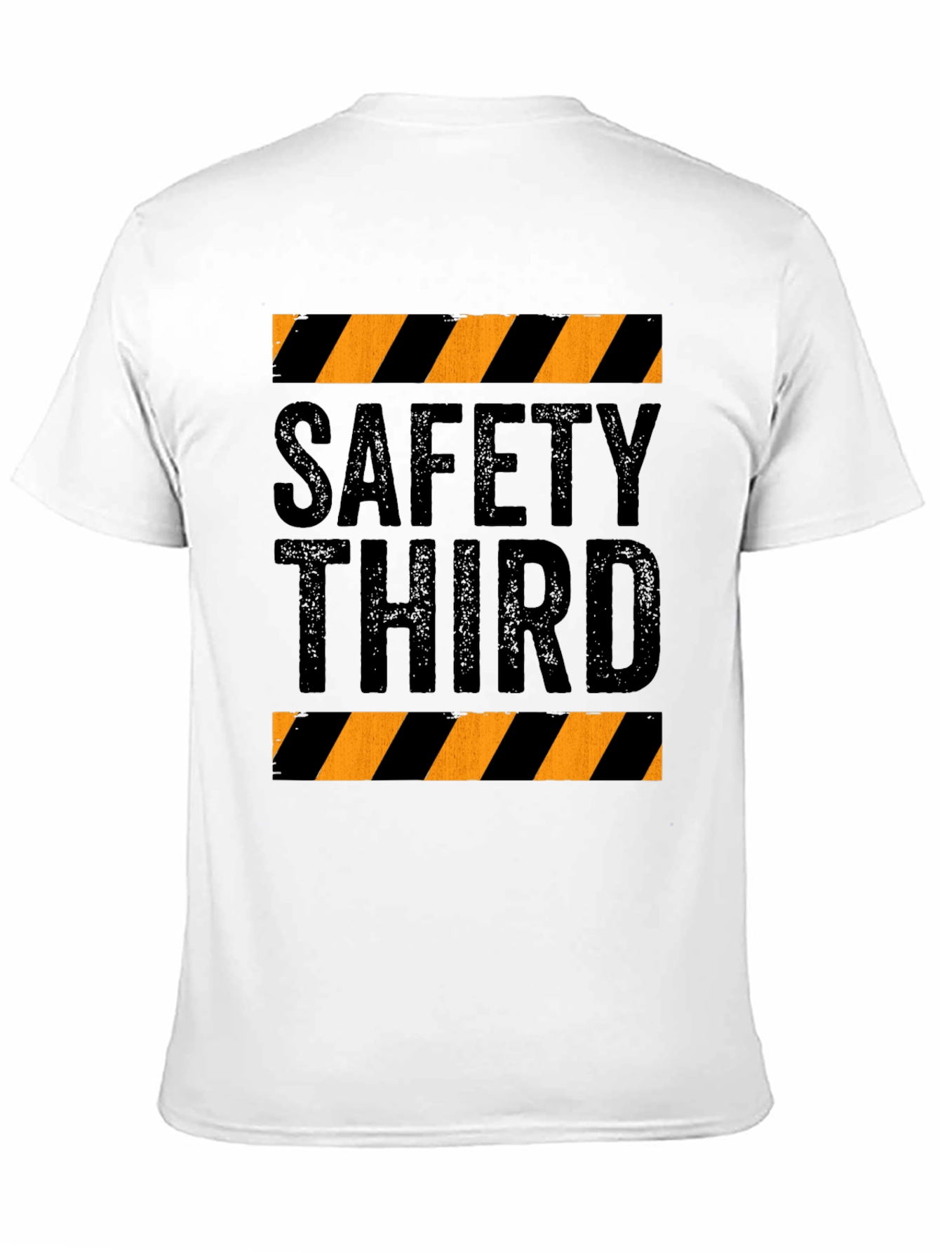Safety Third Graphic Tee - Humorous Construction T-Shirt