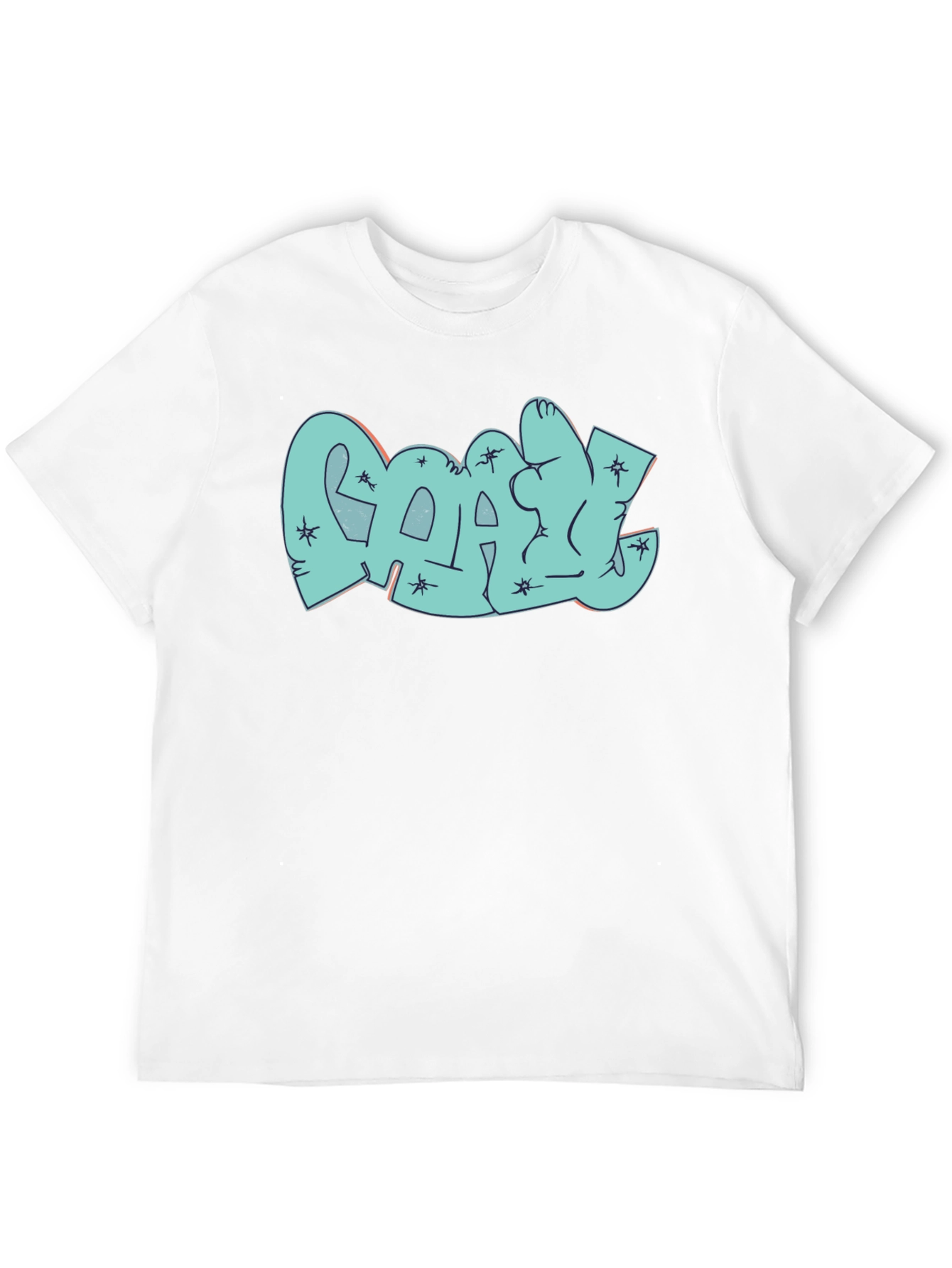 Cool Graphic Print Black T-Shirt