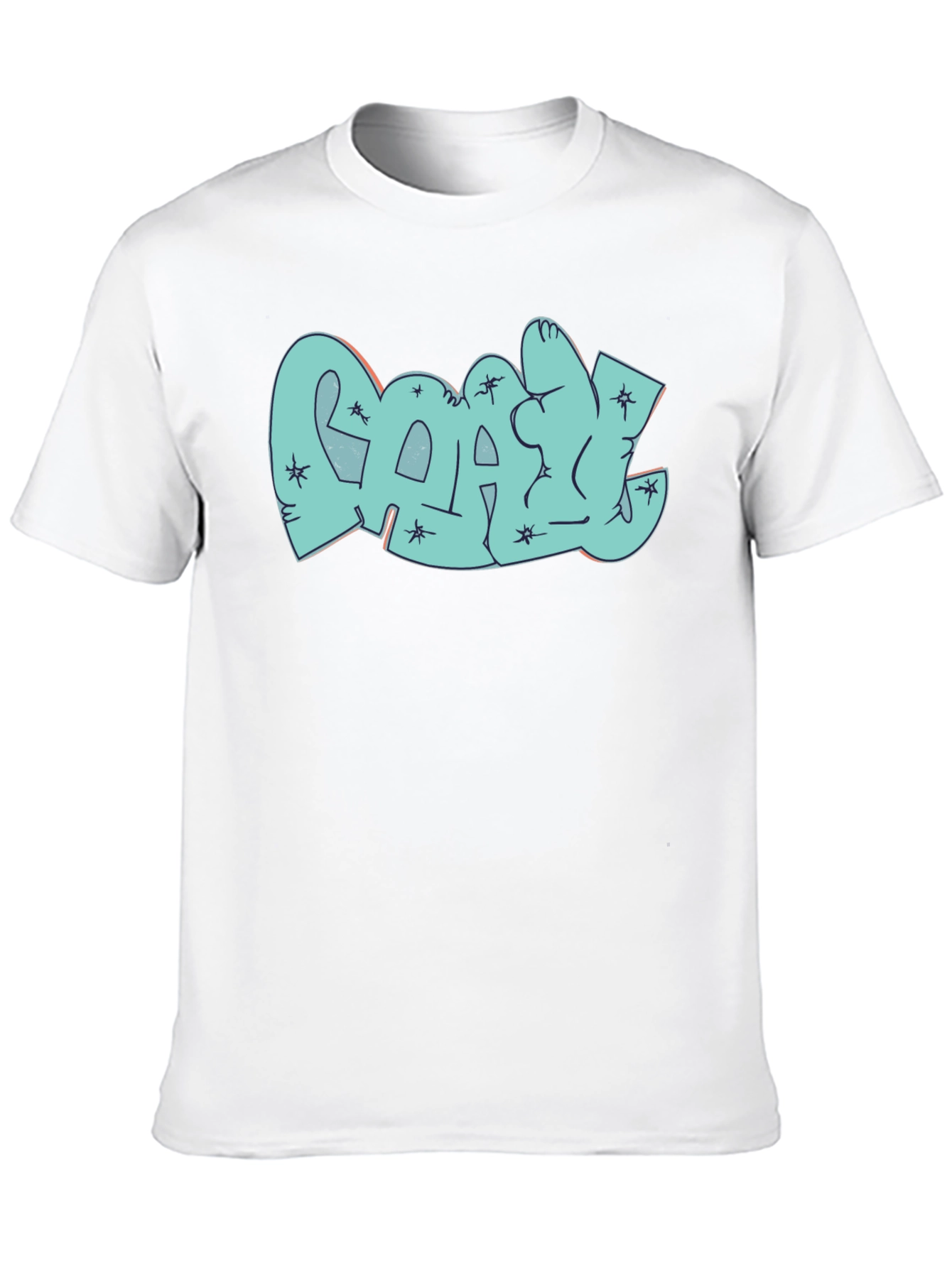 Cool Graphic Print Black T-Shirt