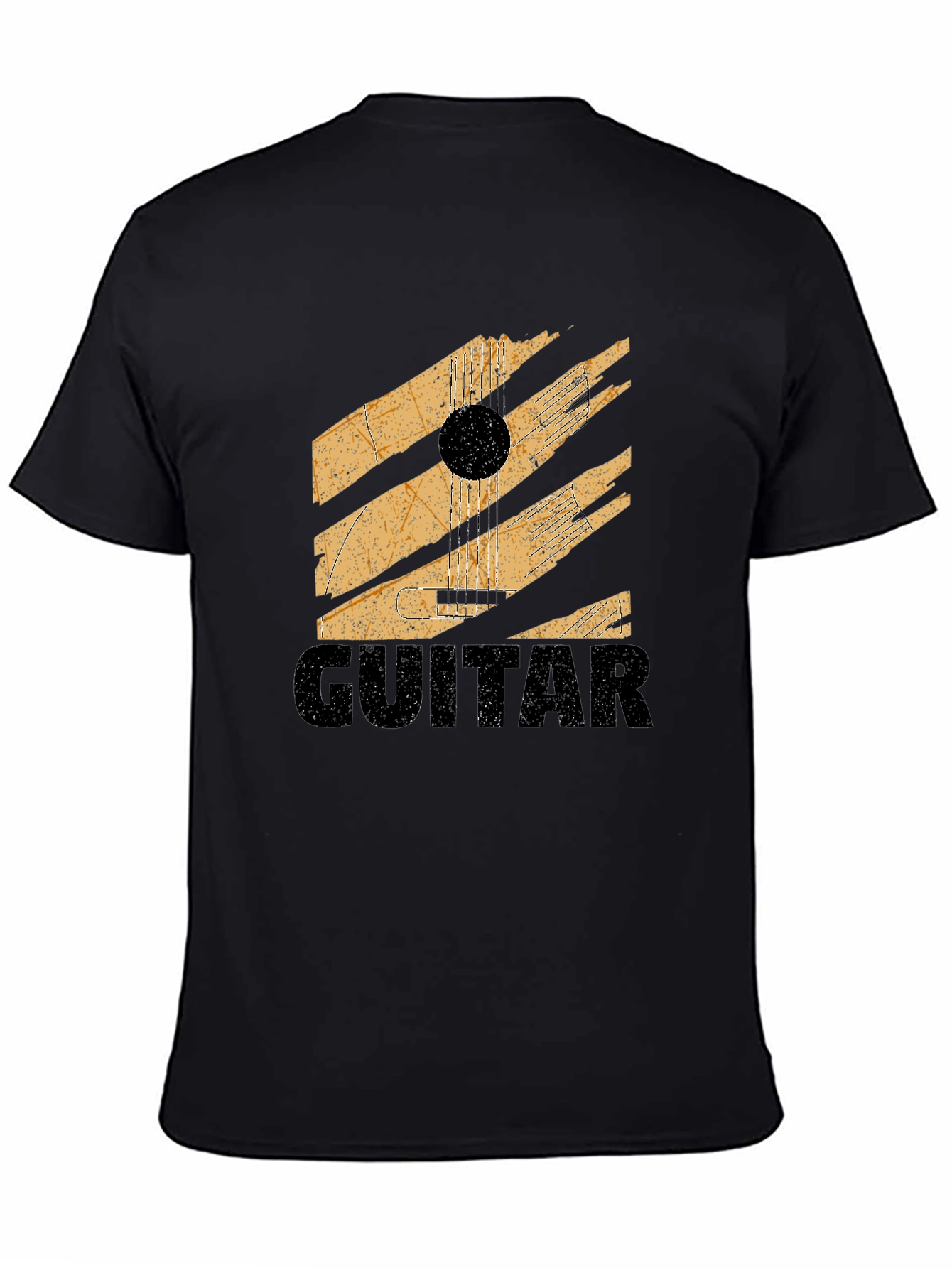 Guitar Graphic T-Shirt - Grunge Style Music Tee