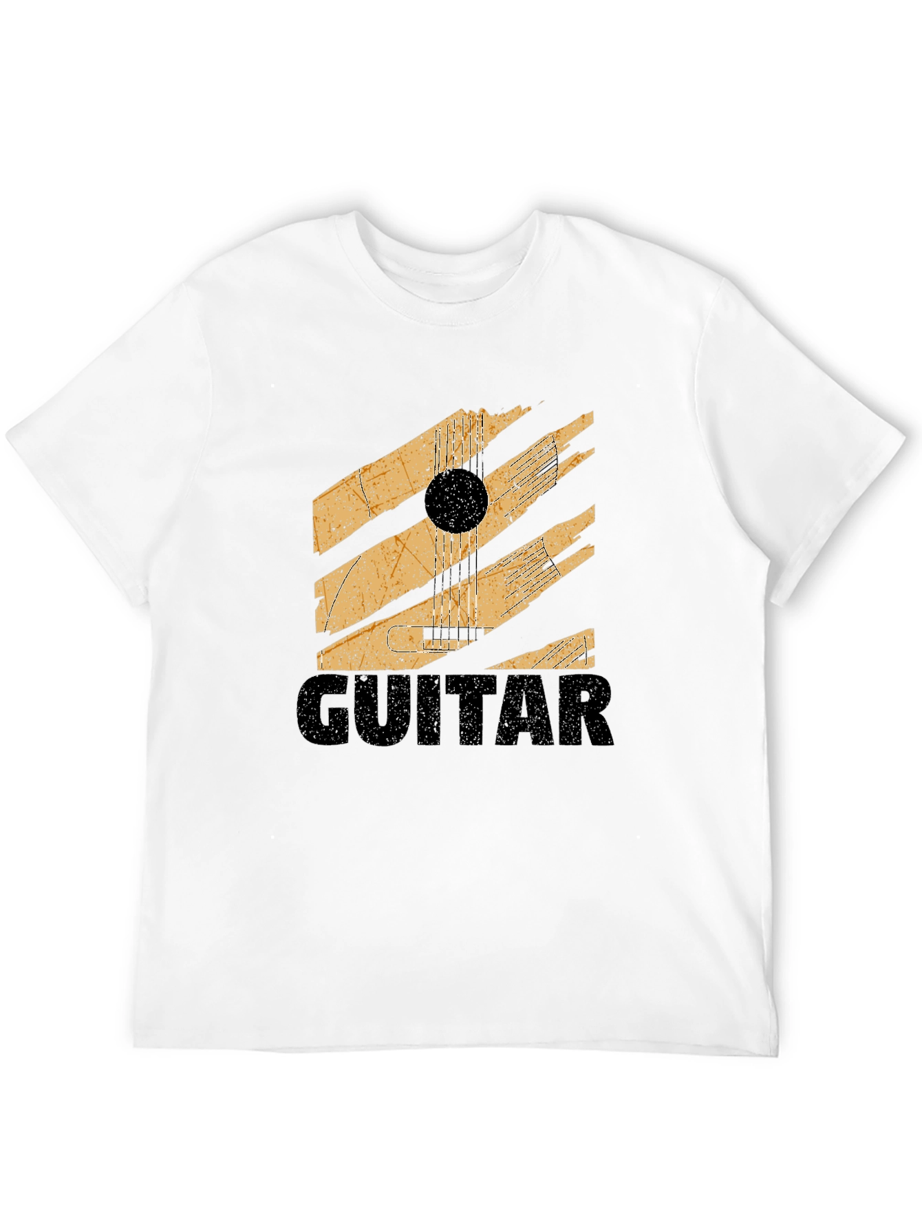 Guitar Graphic T-Shirt - Grunge Style Music Tee
