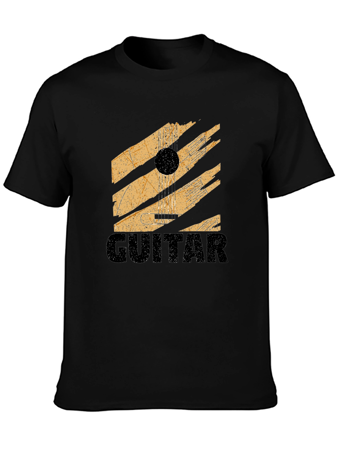 Guitar Graphic T-Shirt - Grunge Style Music Tee