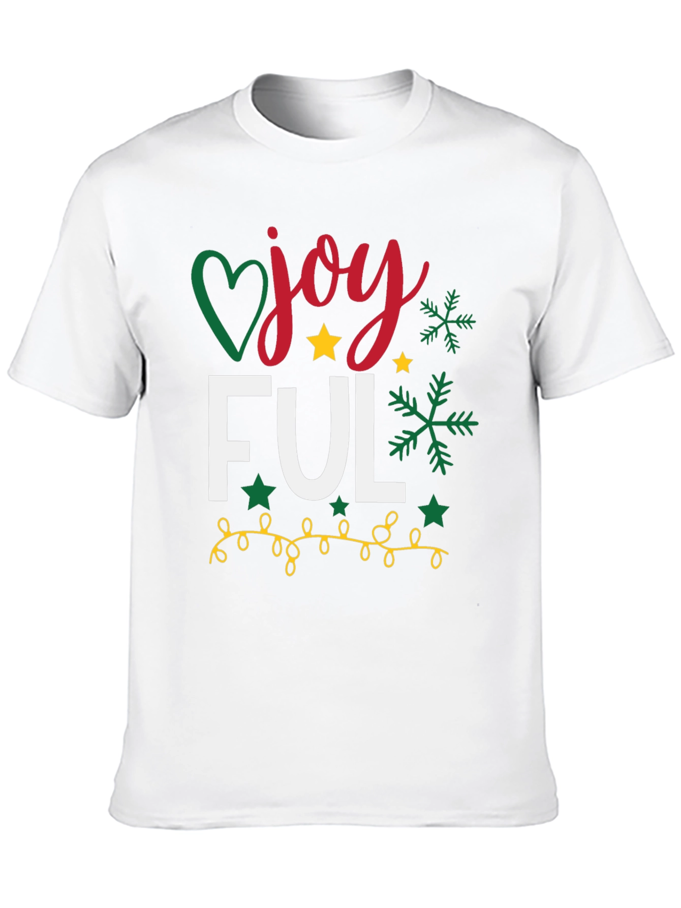 Joyful Holiday T-Shirt Festive Christmas Tee
