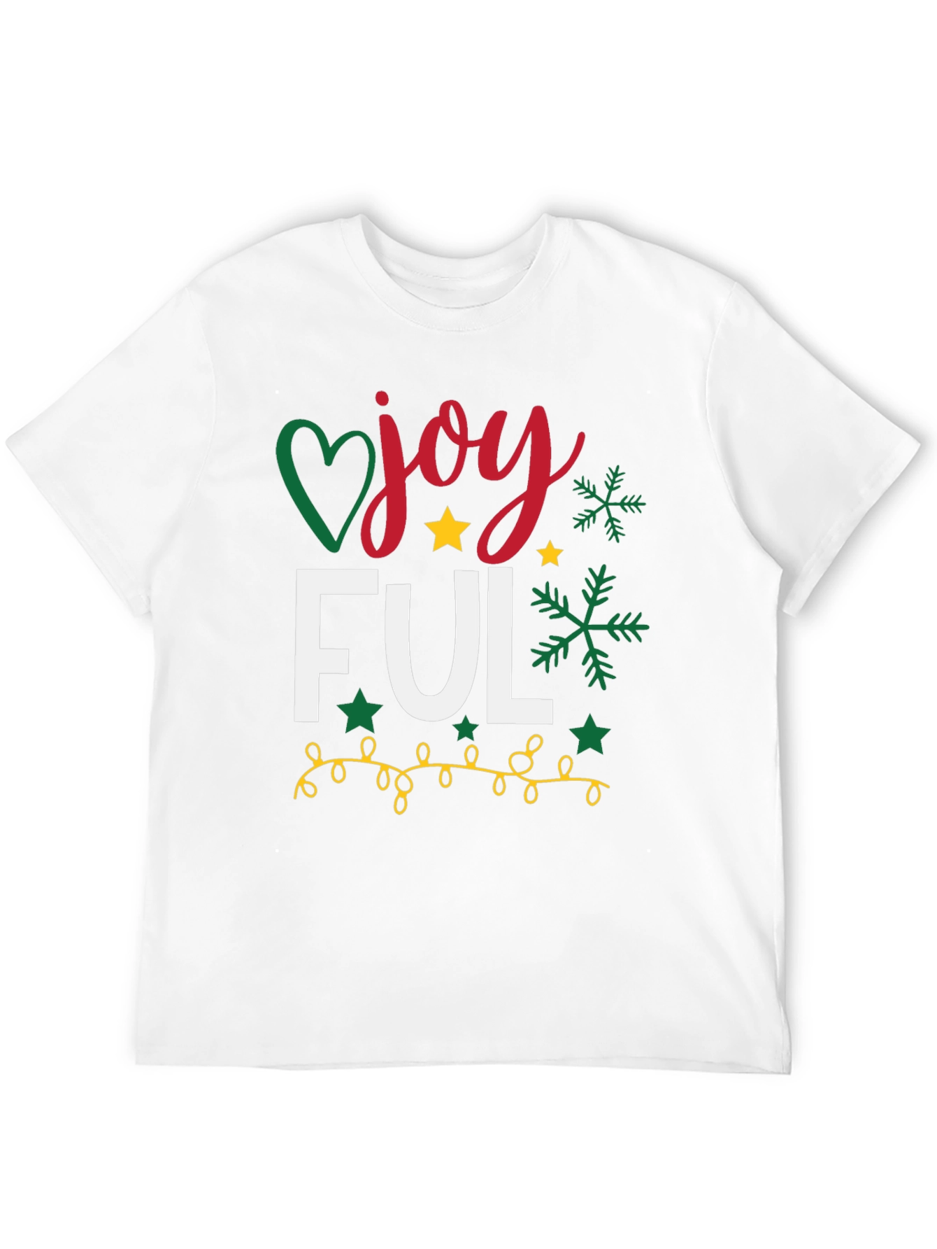 Joyful Holiday T-Shirt Festive Christmas Tee
