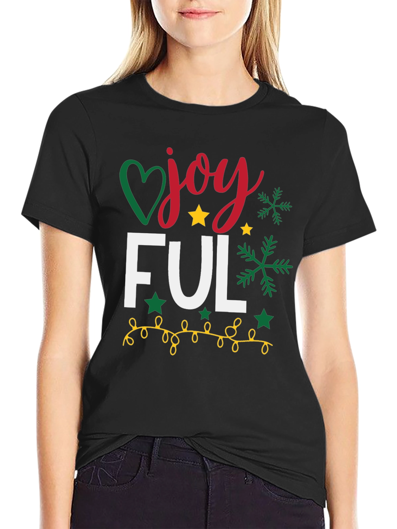 Joyful Holiday T-Shirt Festive Christmas Tee