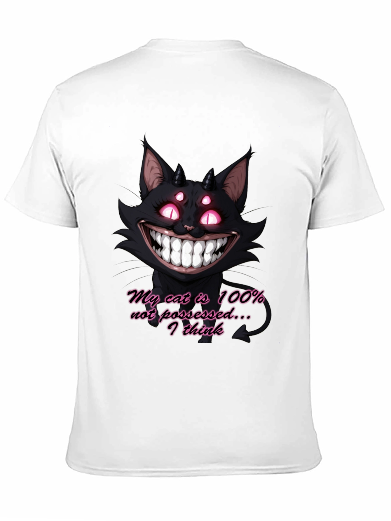 My Cat Is 100% Not Possessed Graphic T-Shirt