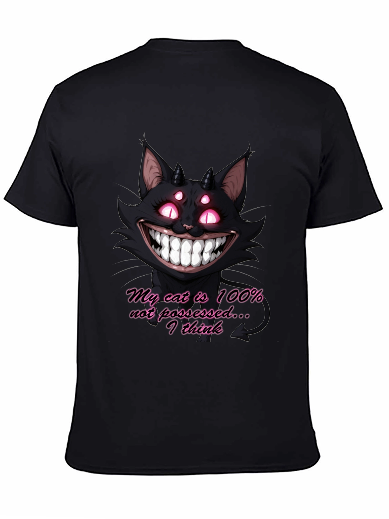My Cat Is 100% Not Possessed Graphic T-Shirt